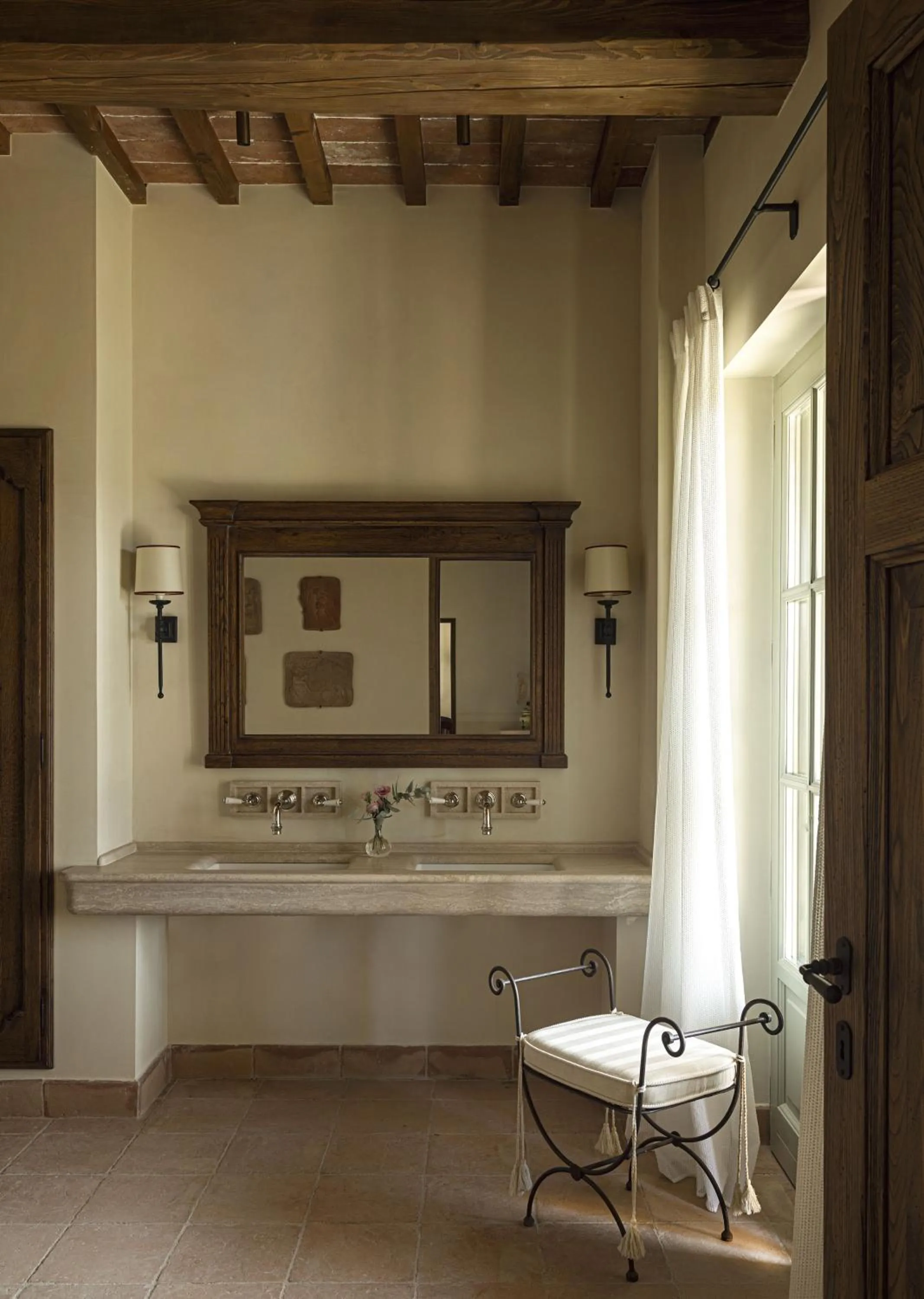Bathroom in Castello di Casole, A Belmond Hotel, Tuscany