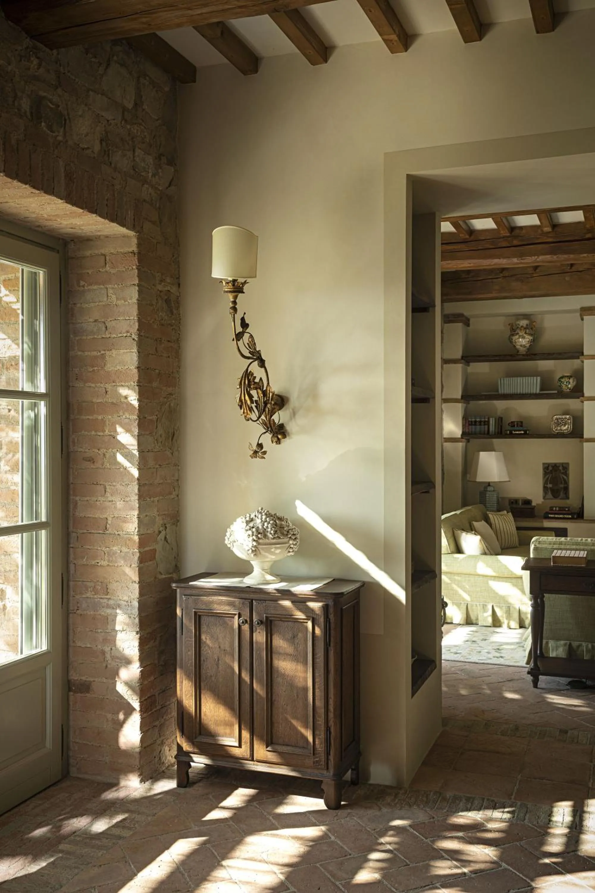 Living room in Castello di Casole, A Belmond Hotel, Tuscany