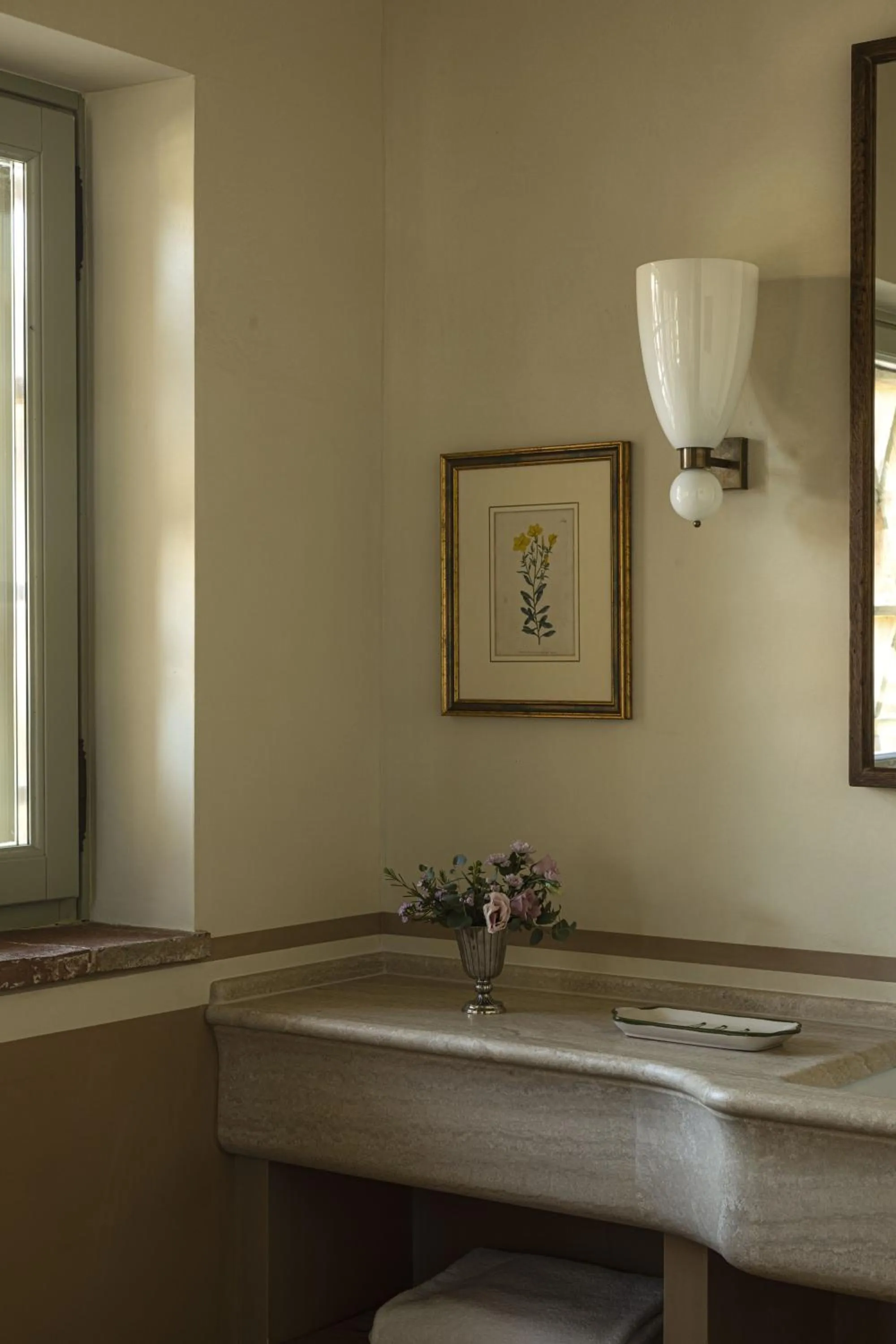 Bathroom in Castello di Casole, A Belmond Hotel, Tuscany