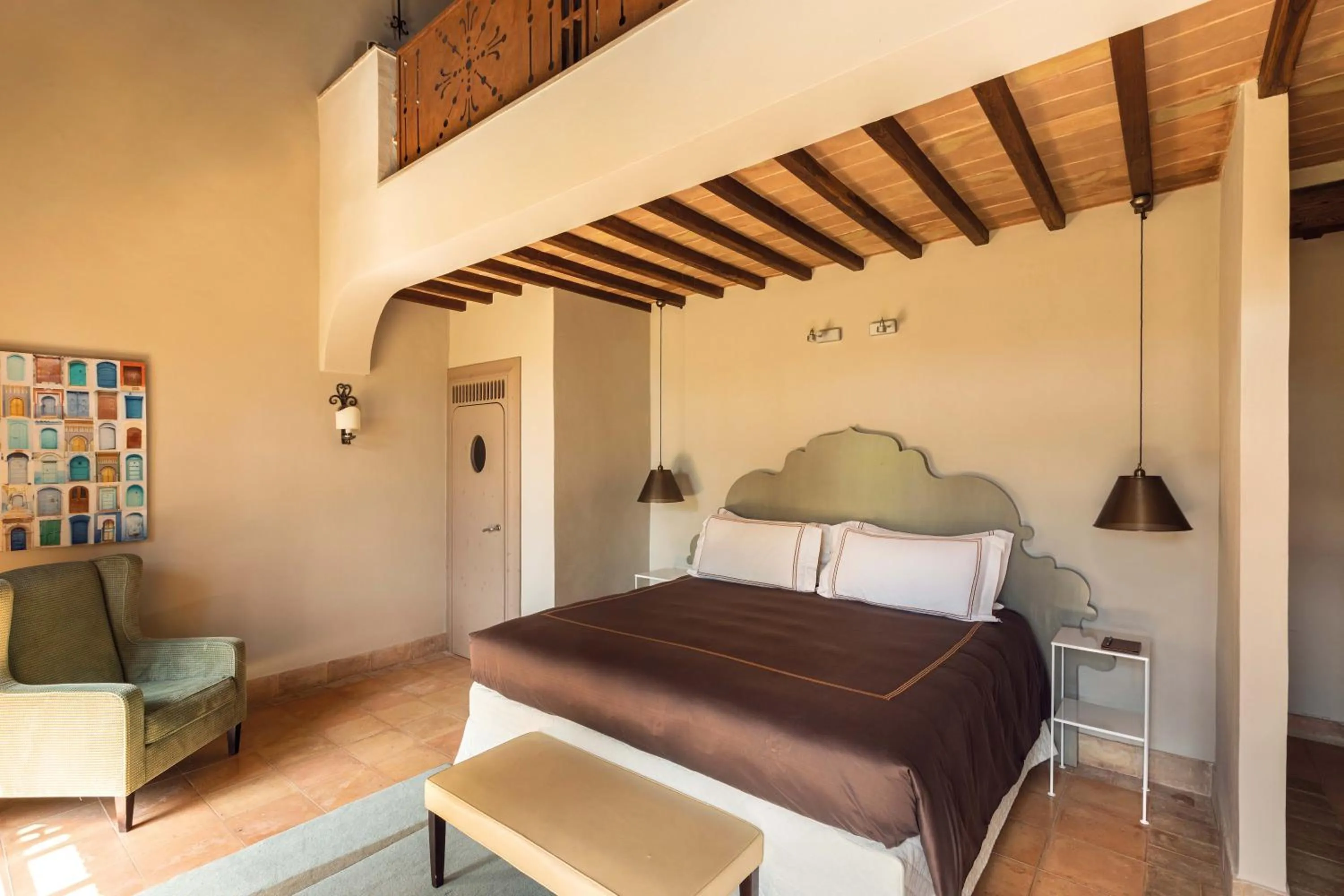 Bedroom, Bed in Castello di Casole, A Belmond Hotel, Tuscany