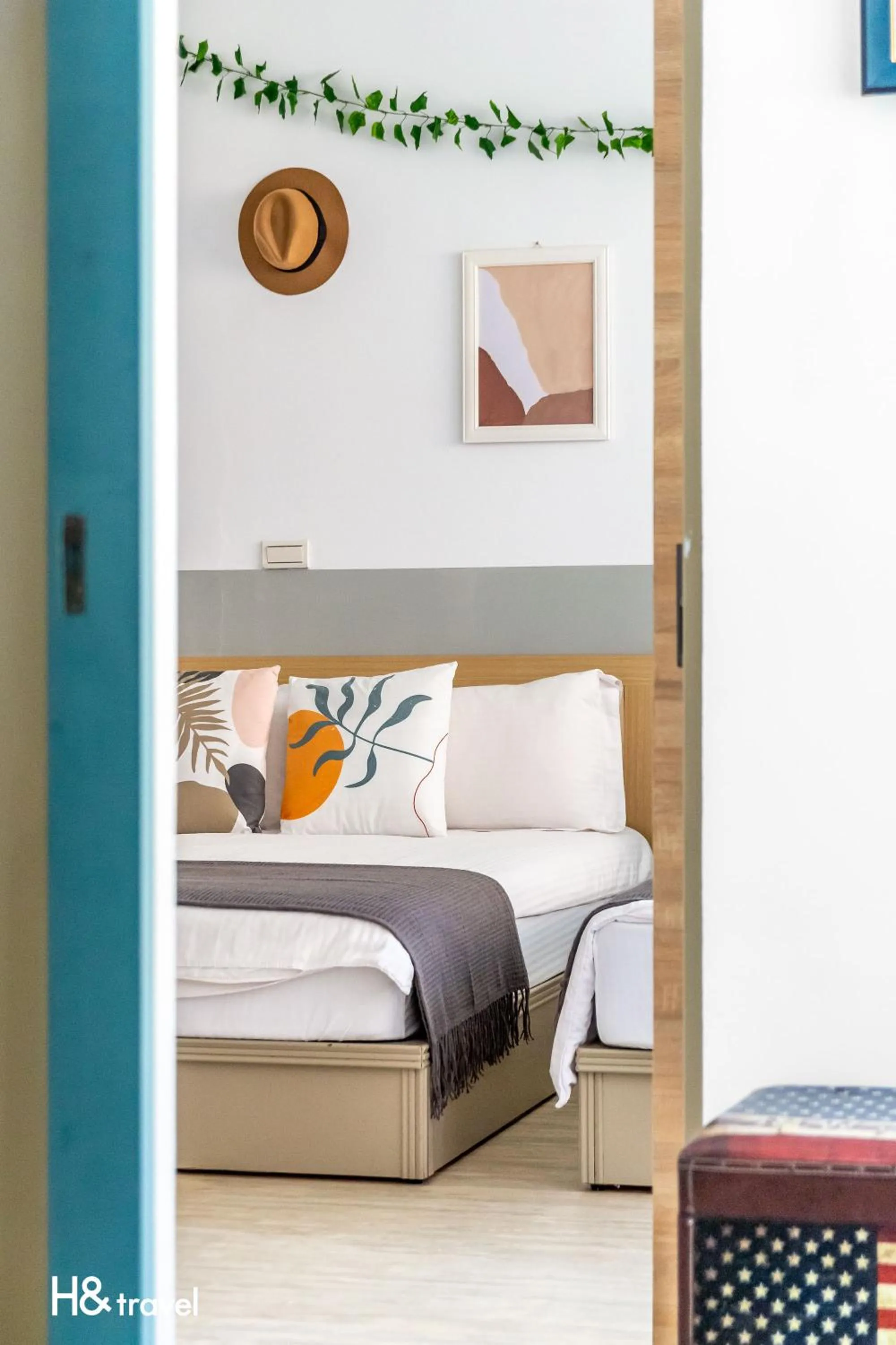 Decorative detail, Bed in Sleepier Multi-Minsu Tainan