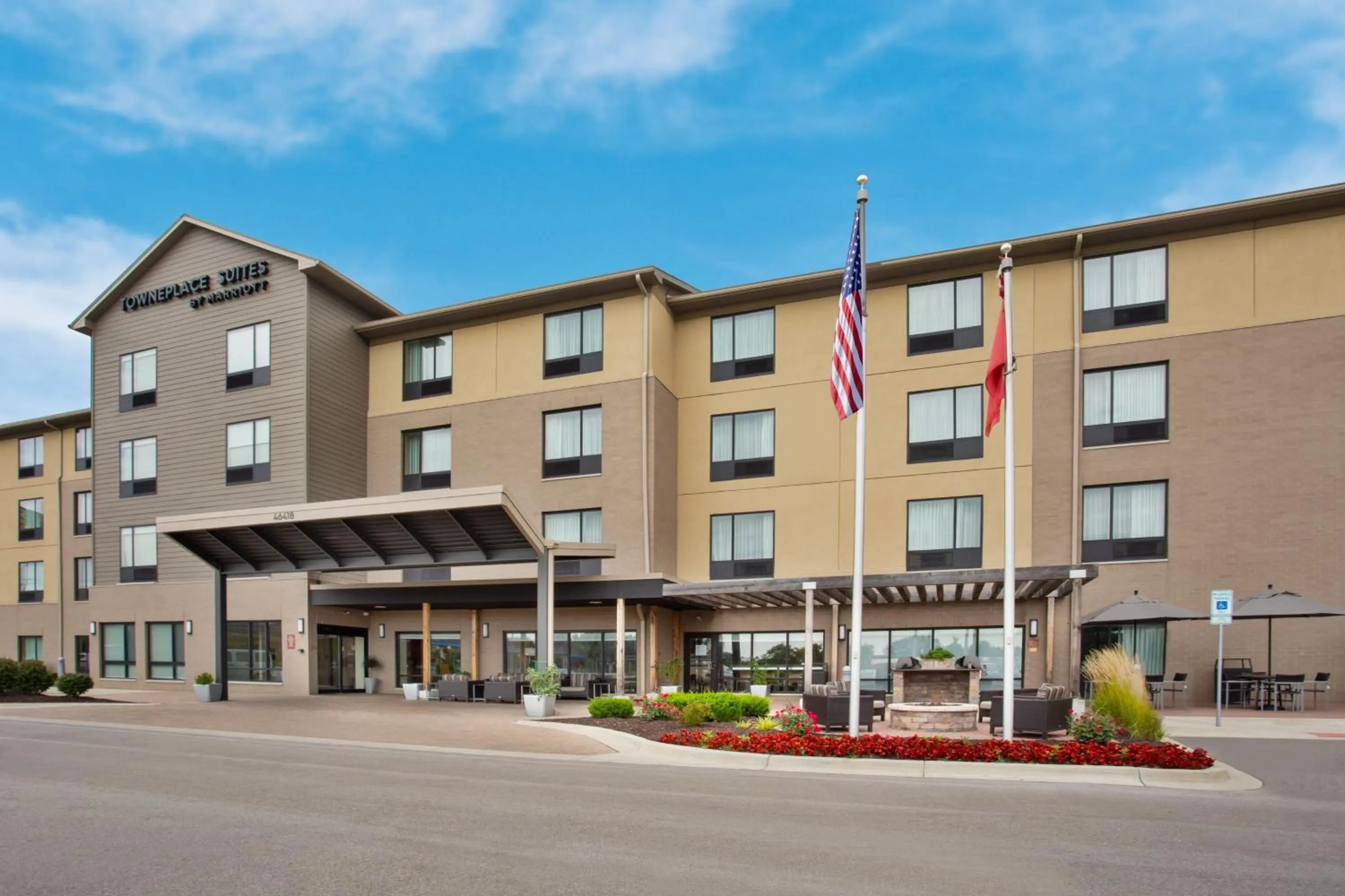 Property building in TownePlace Suites by Marriott Detroit Belleville