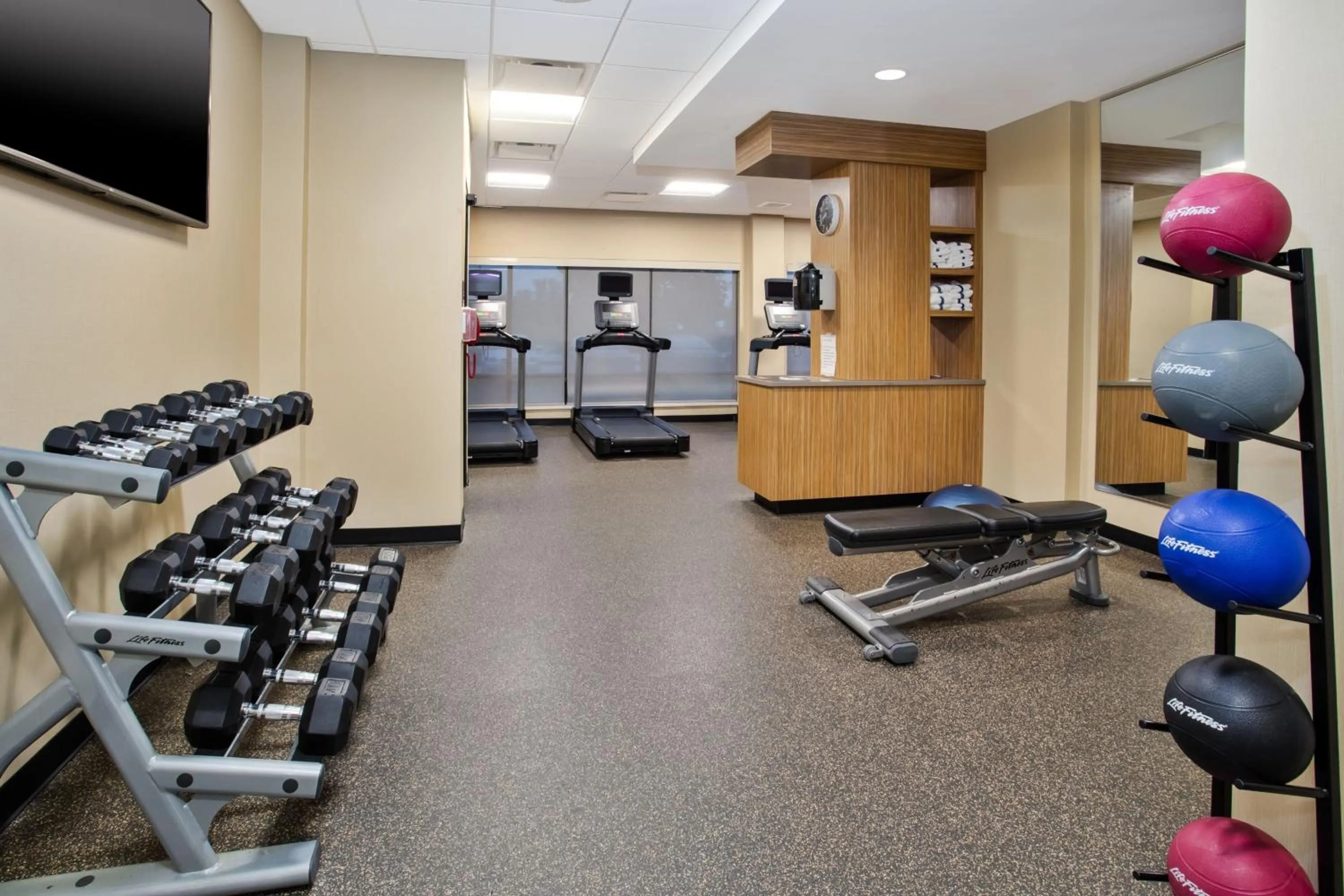 Fitness centre/facilities in TownePlace Suites by Marriott Detroit Belleville