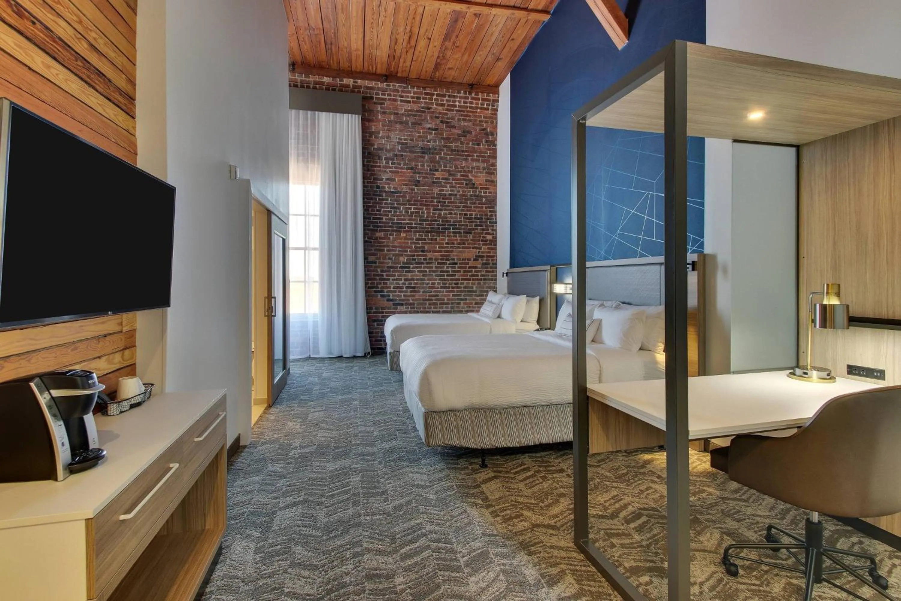 Photo of the whole room, Bed in SpringHill Suites by Marriott Montgomery Downtown