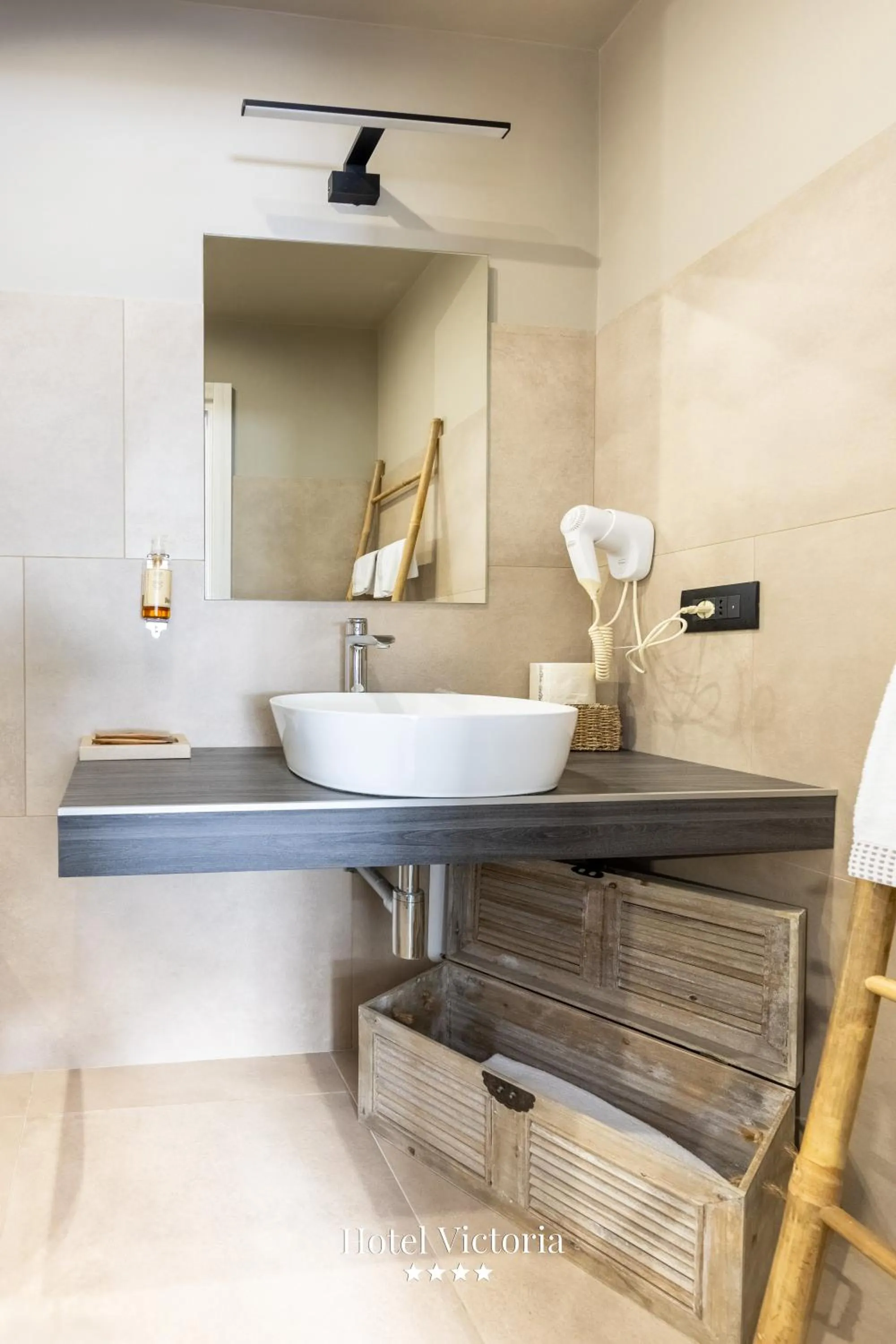 Bathroom in Hotel Victoria