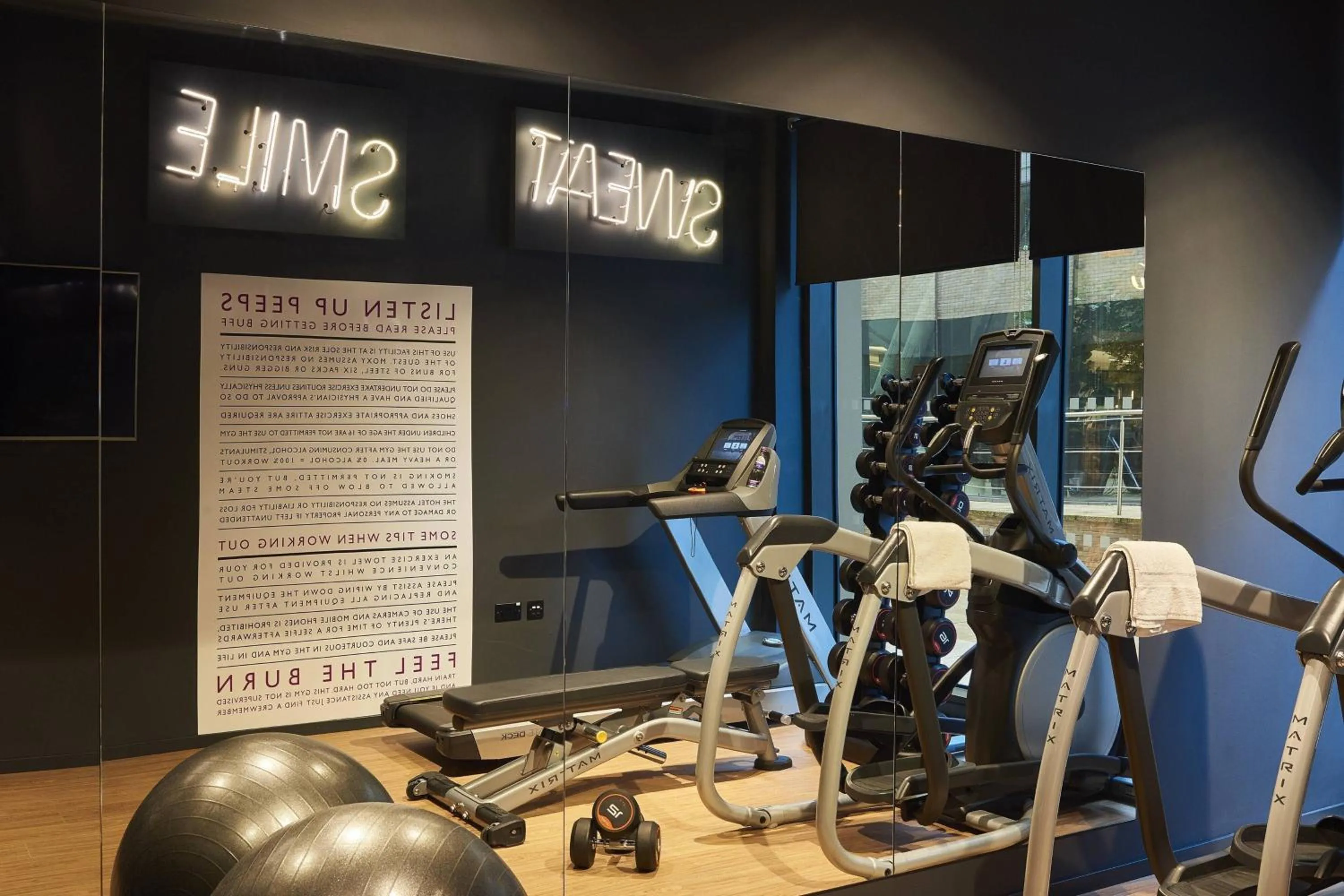 Fitness centre/facilities in Moxy York
