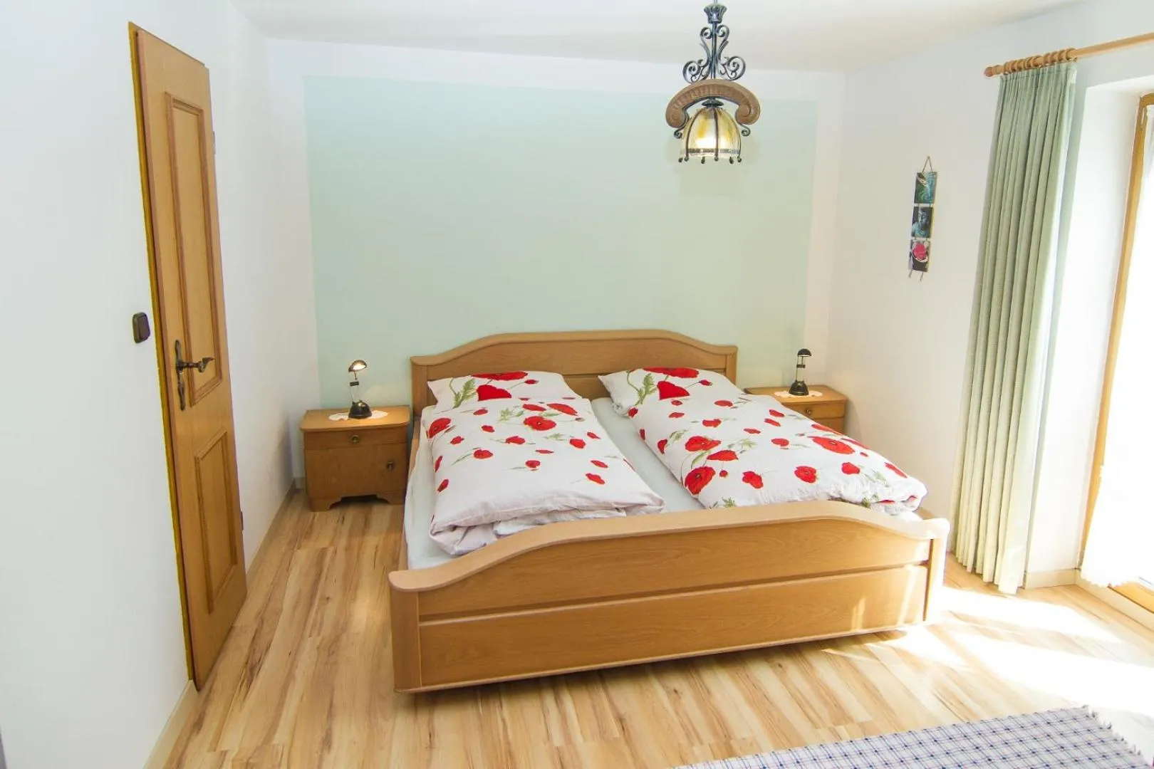 Bed in Ferienwohnung Haus Sonja