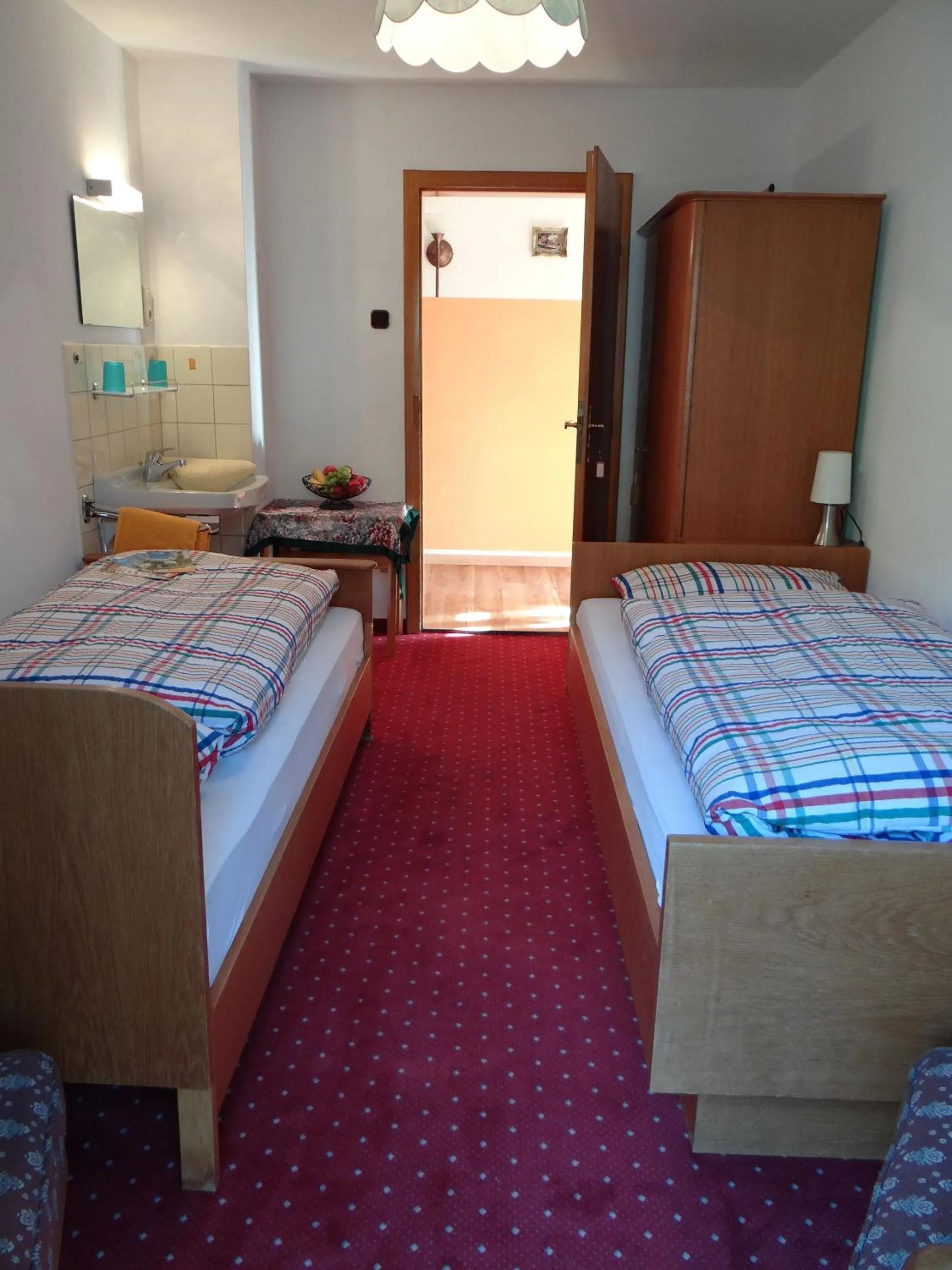 Bed in Ferienwohnung Haus Sonja