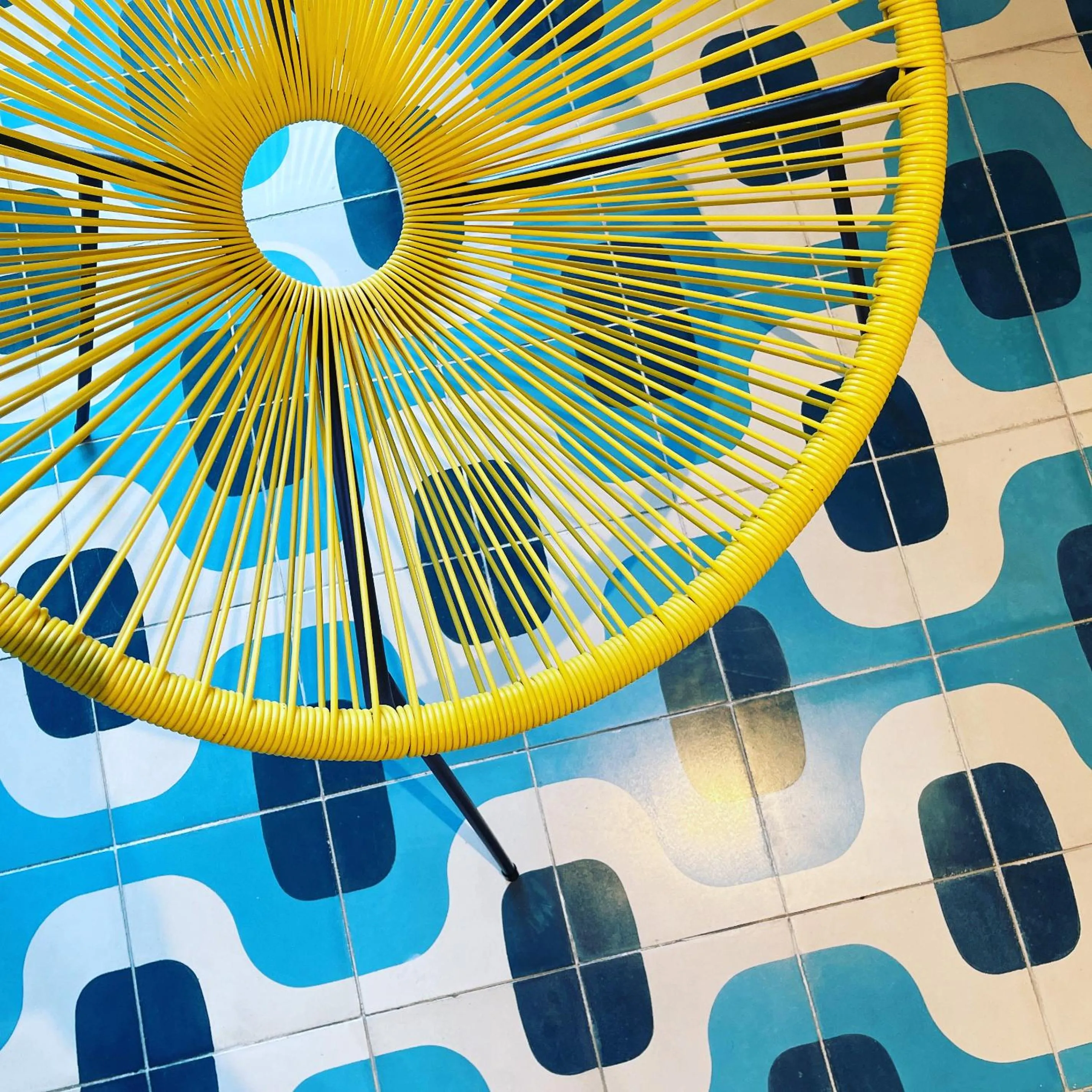 Decorative detail in Hôtel Saint-Clair, côté Plage