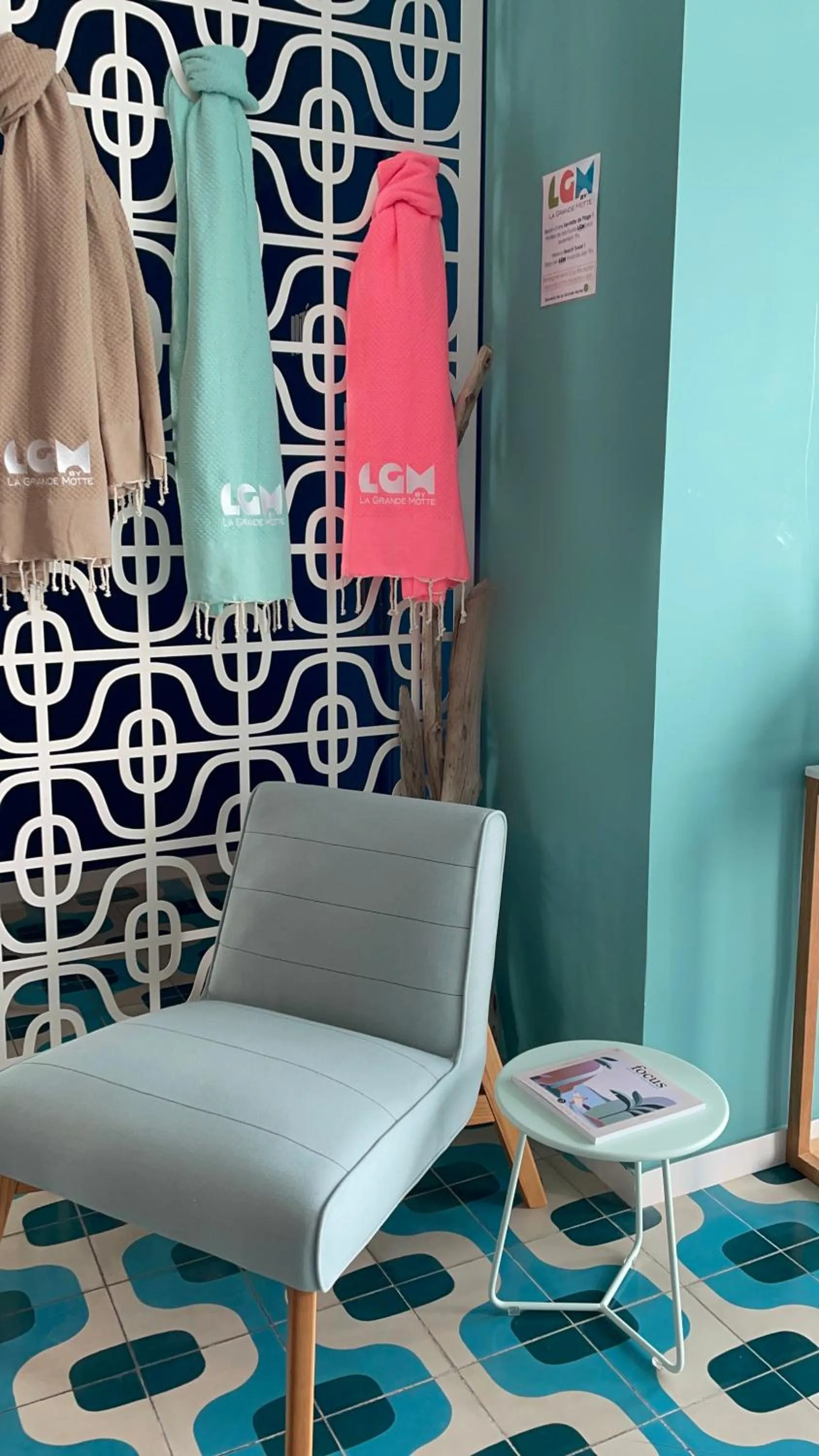 Living room in Hôtel Saint-Clair, côté Plage