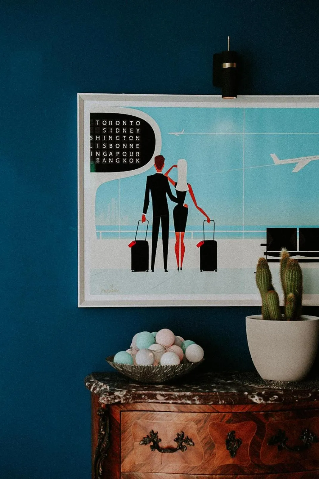 Decorative detail in Hôtel Saint-Clair, côté Plage