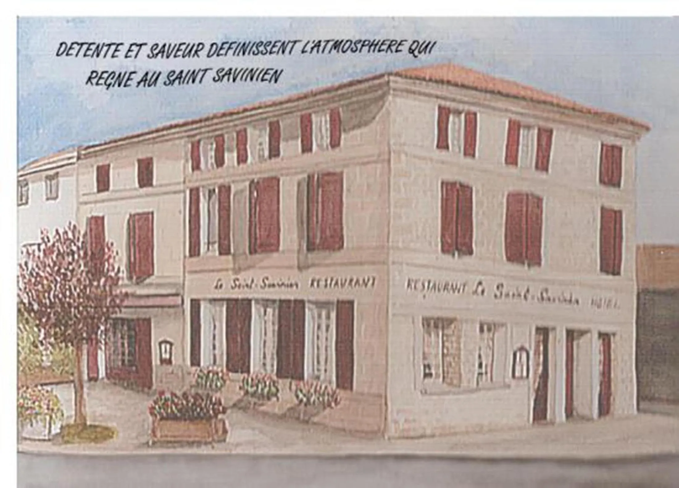 Facade/entrance in Logis Hôtel & Restaurant Le Saint Savinien