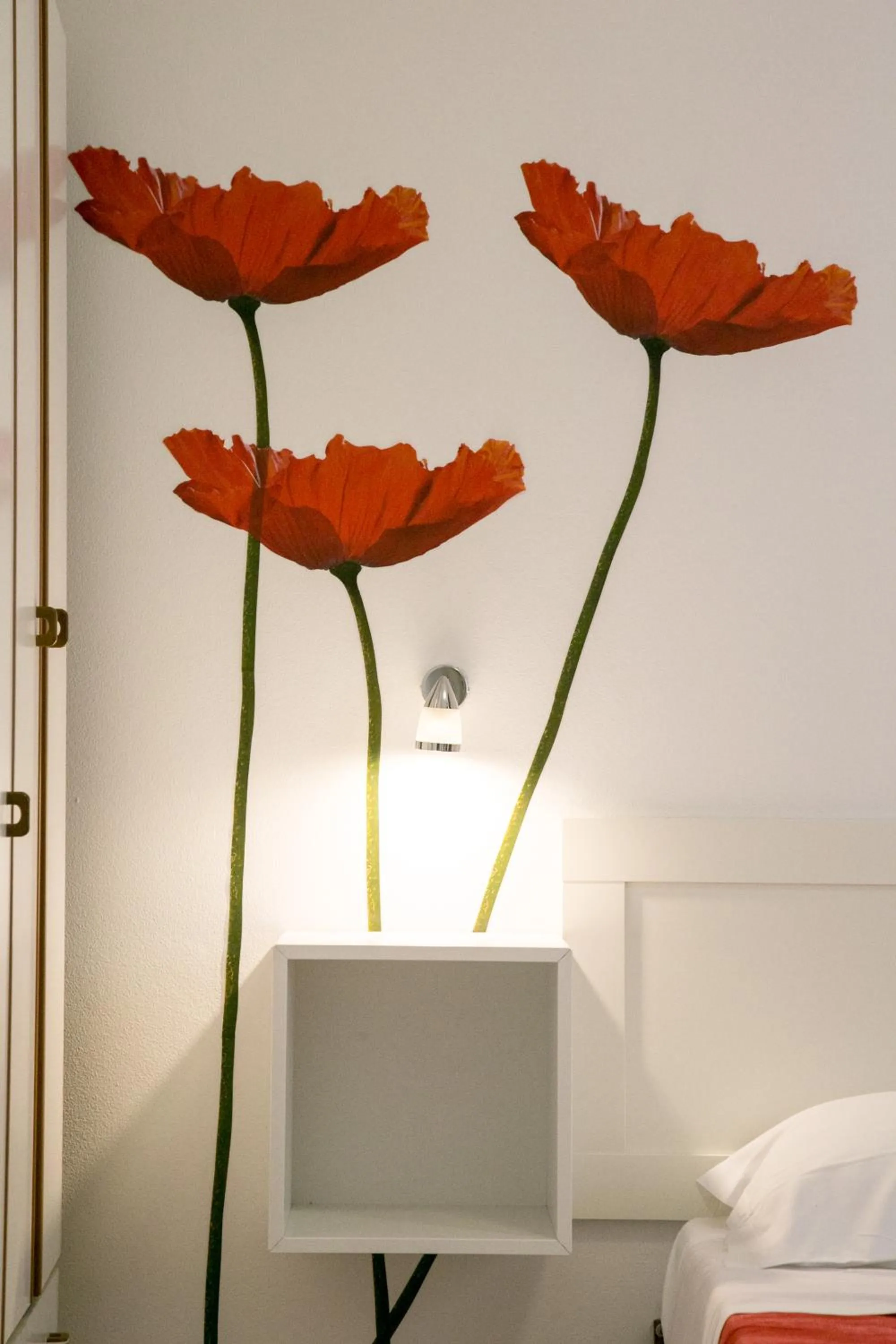 Decorative detail, Bed in Residence Villa Ofelia