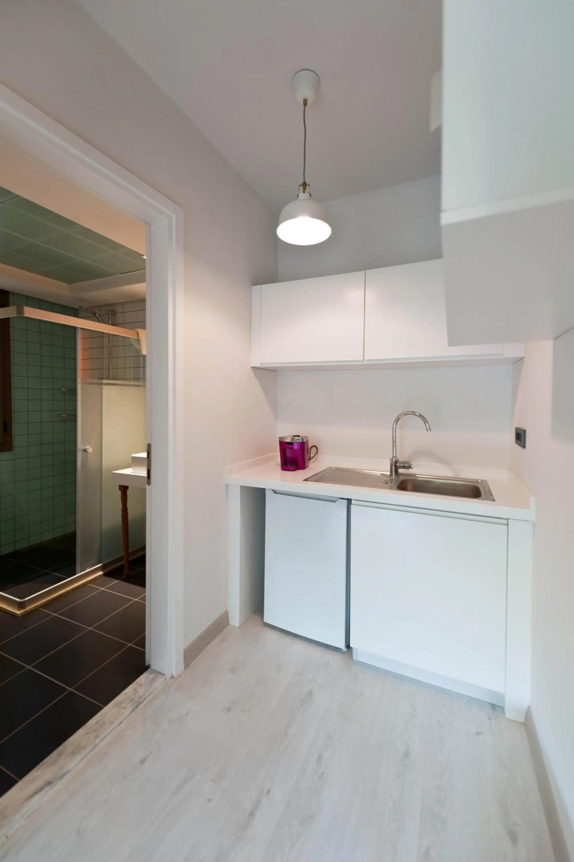 Kitchen or kitchenette in Arinnanda Hotel Cesme