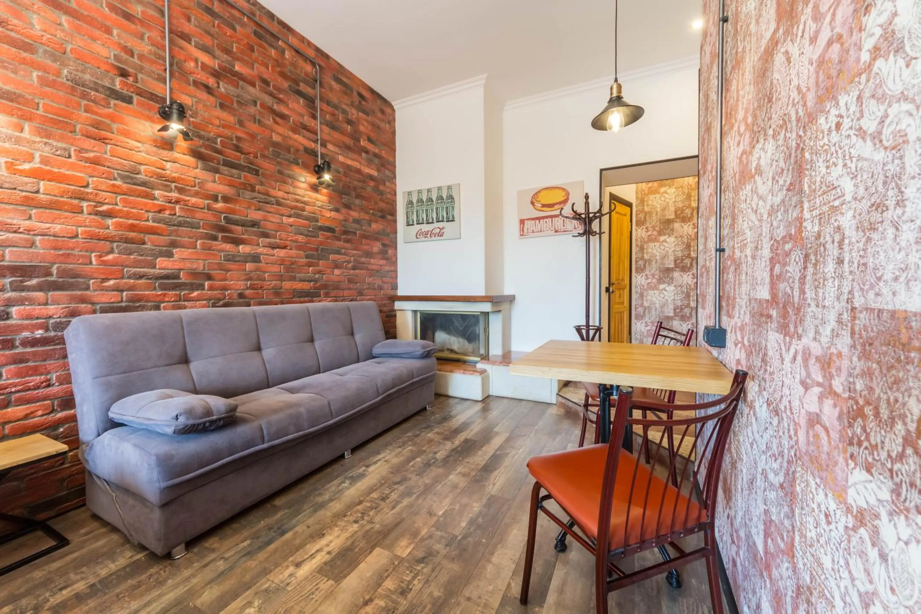 Seating area in Secret Apartments