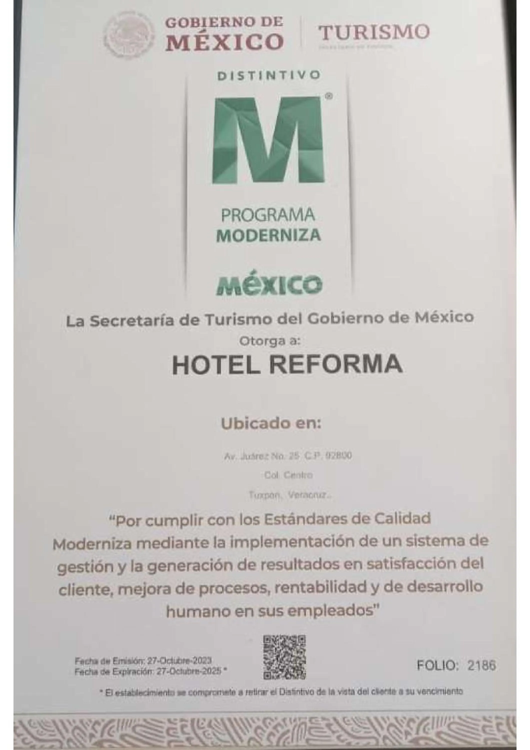 Hotel Reforma Tuxpan