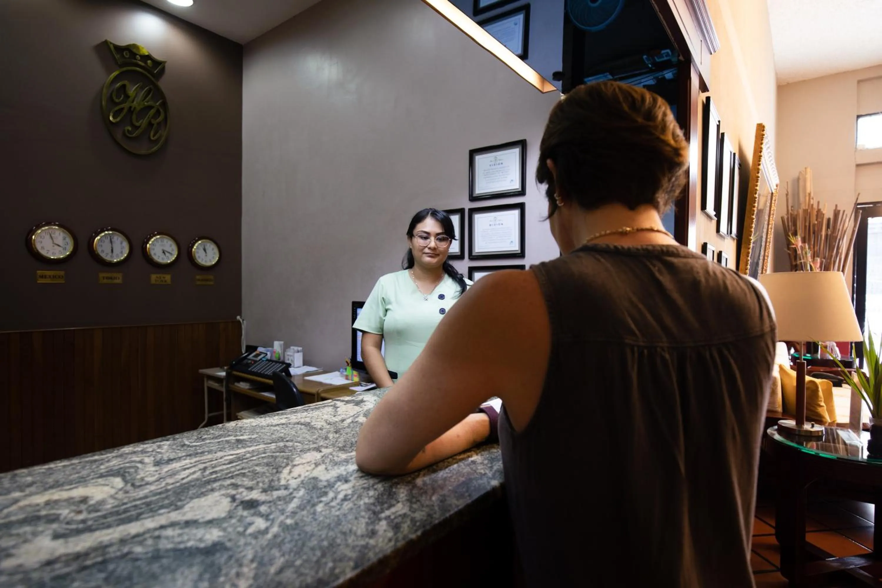 Lobby or reception in Hotel Reforma Tuxpan