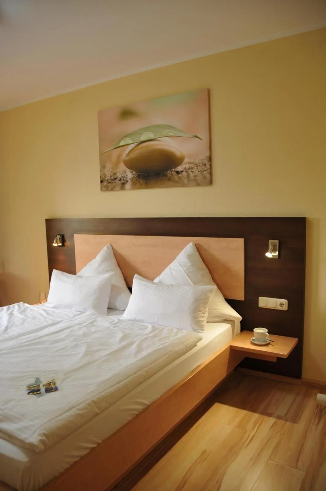 Bed in Hotel Waldesruh