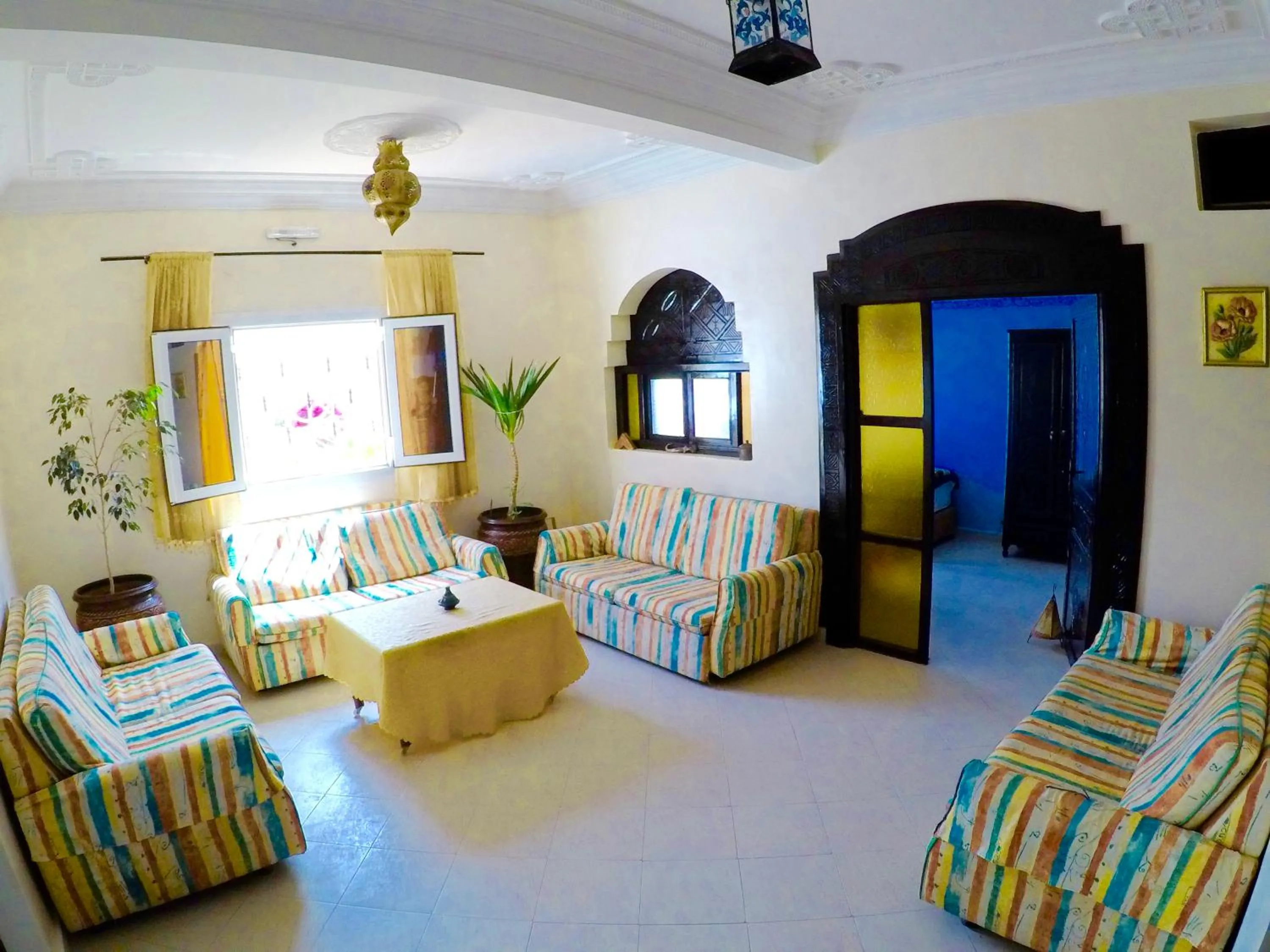 Patio, Bed in Original Surf Morocco