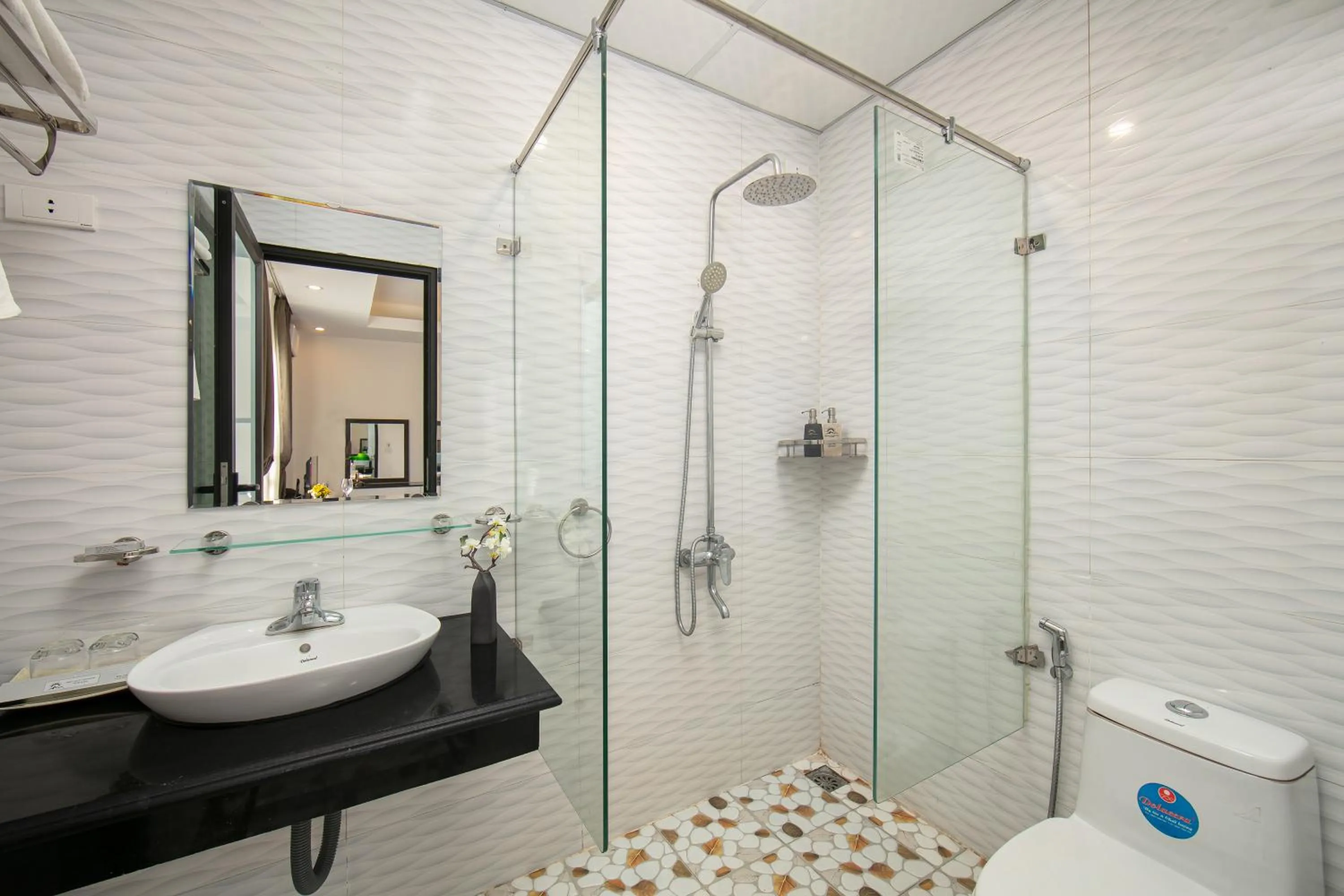 Shower in Sapa Valley view hotel