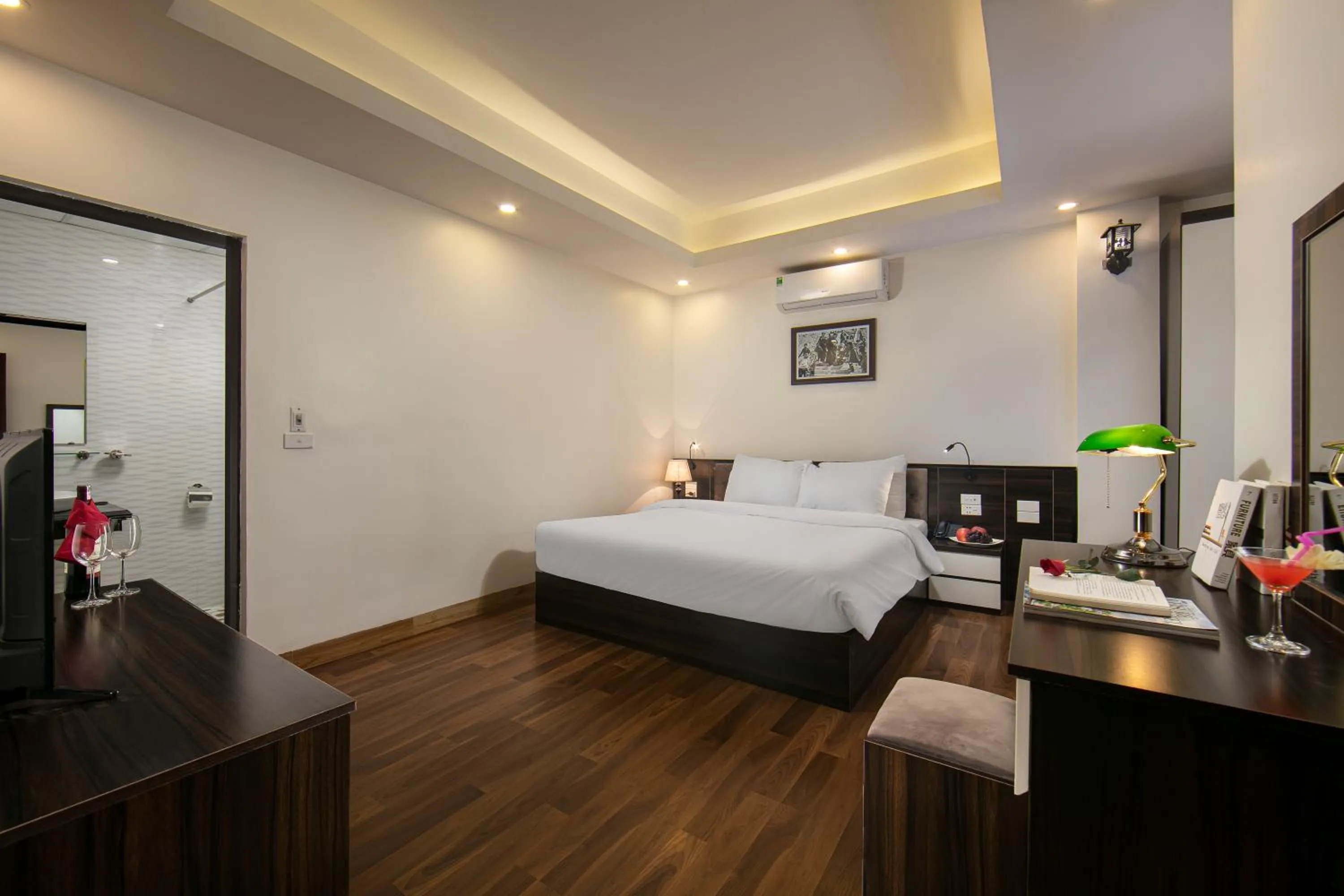 Bed in Sapa Valley view hotel