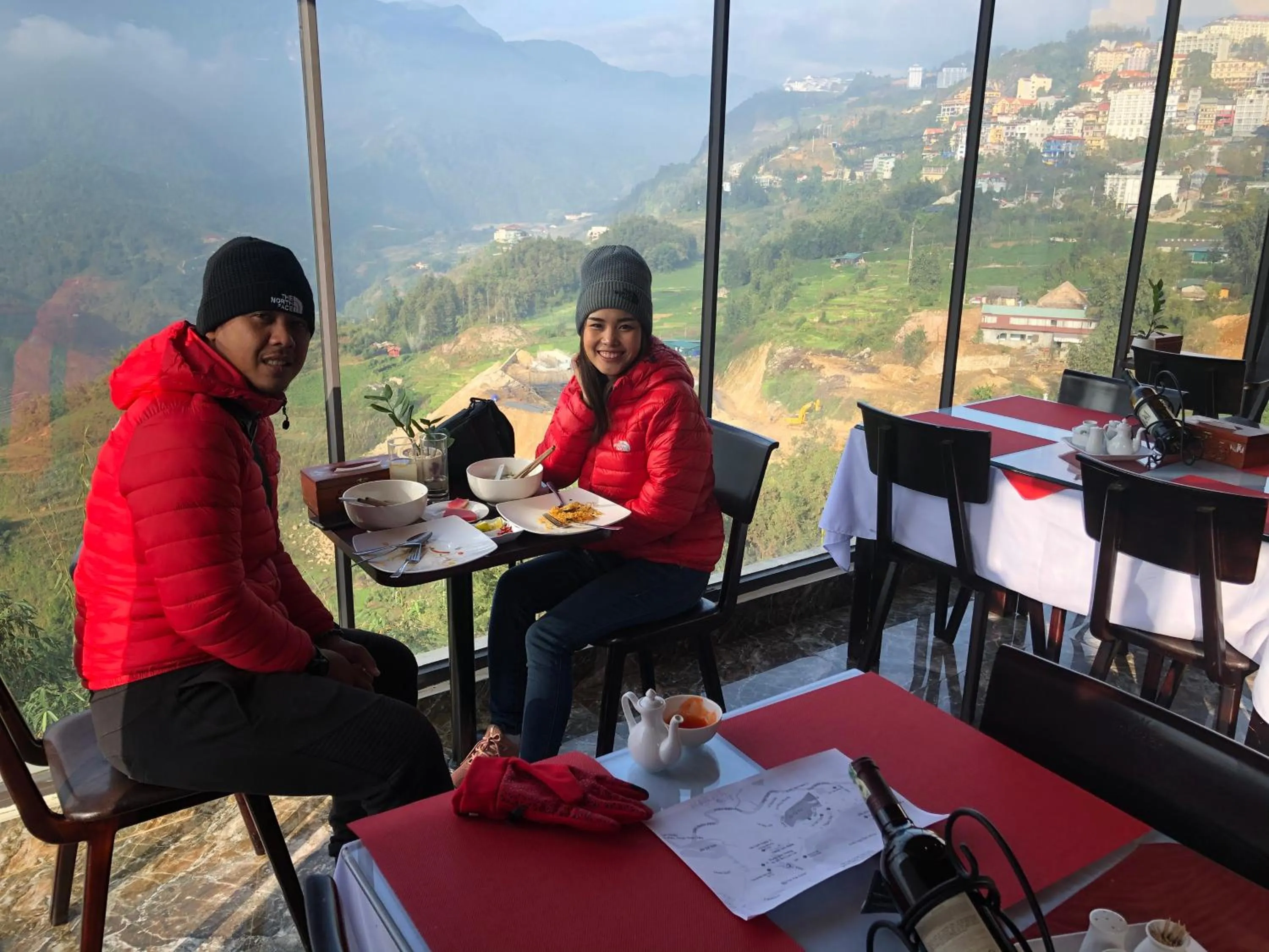 Guests in Sapa Valley view hotel