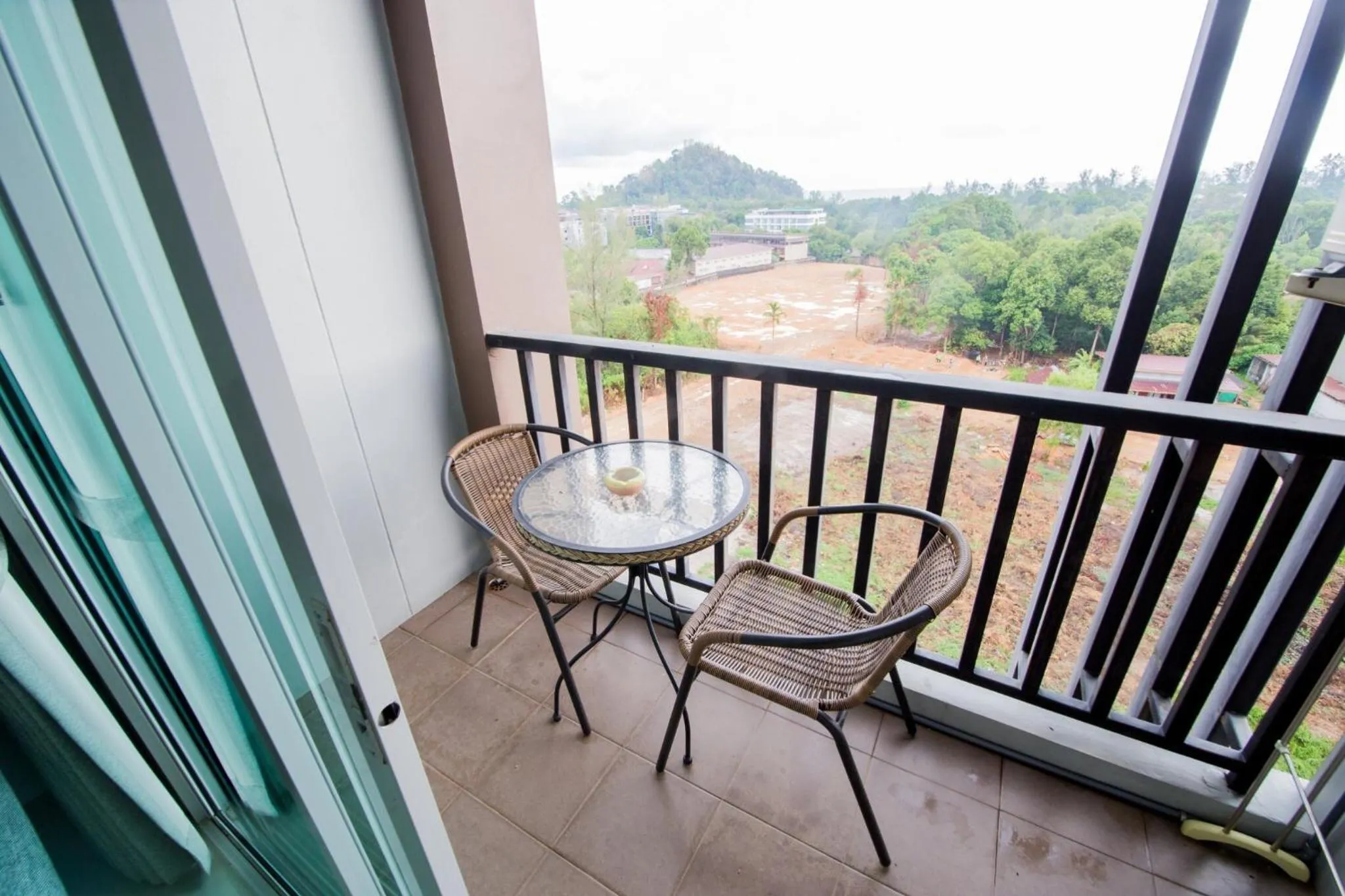 Balcony/Terrace in Aonang Ocean View Studio ( The Sea Condo )