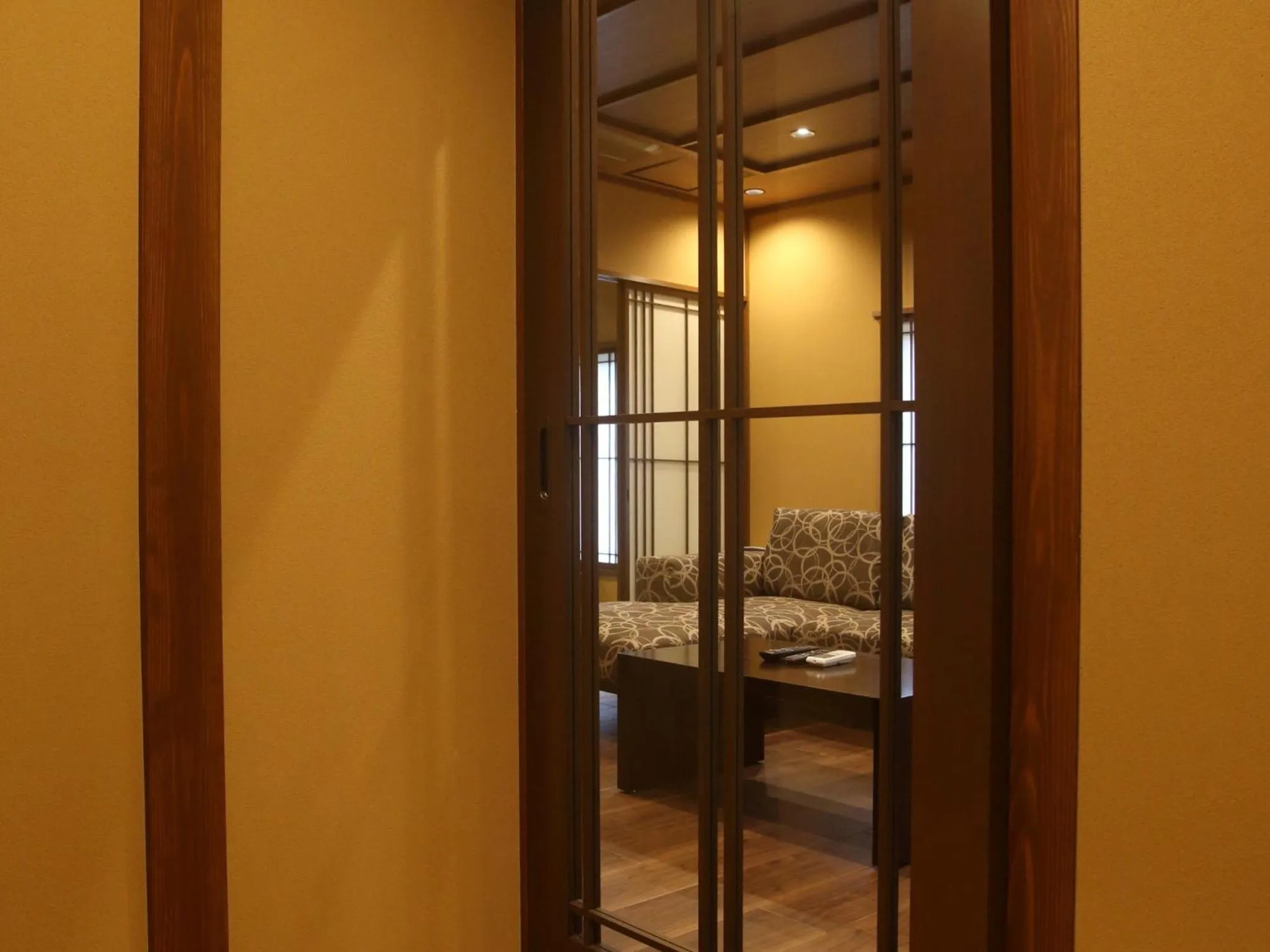 Bed in Kanazawa Yuwaku Onsen Kokarian