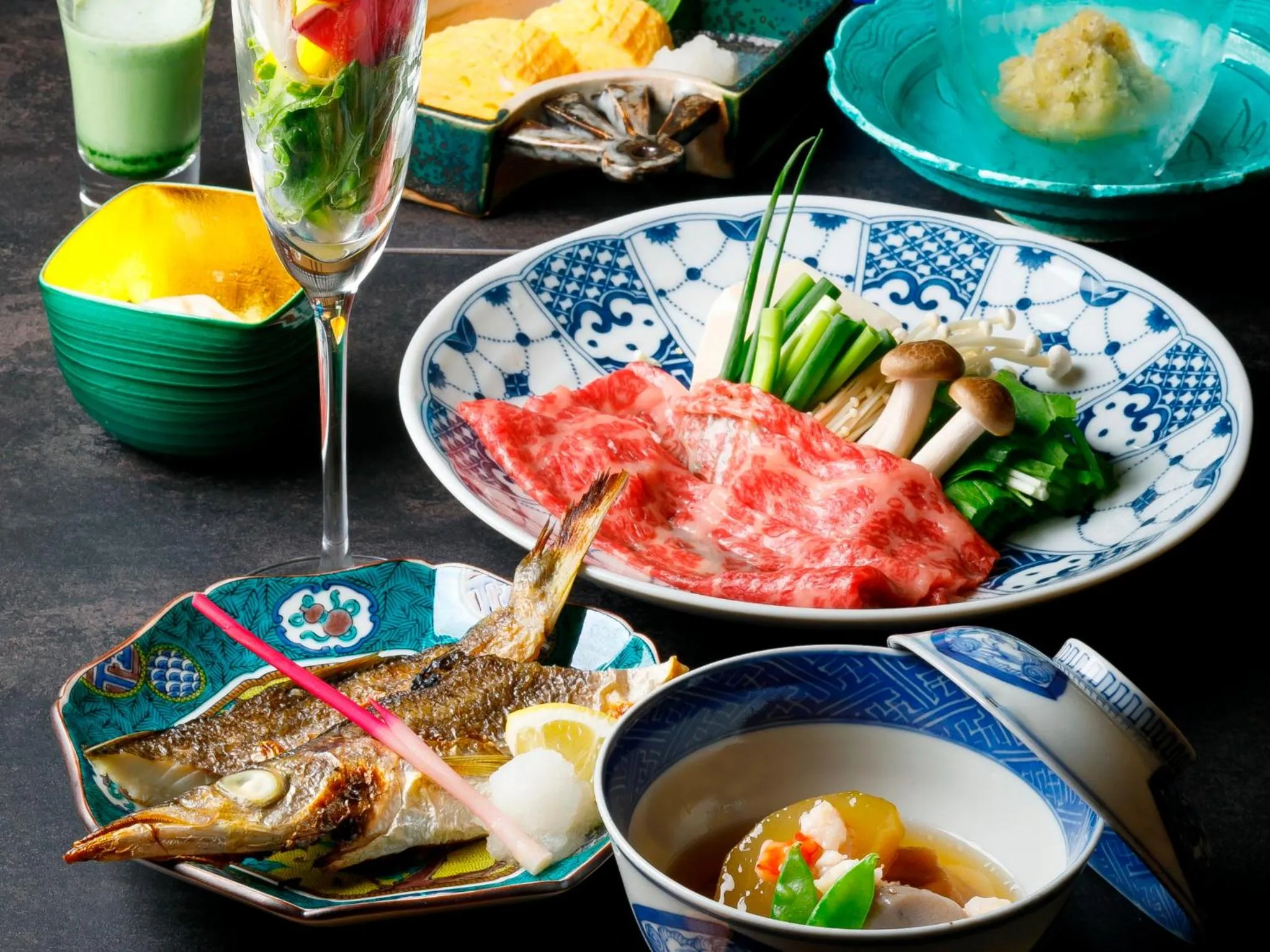 Breakfast in Kanazawa Yuwaku Onsen Kokarian