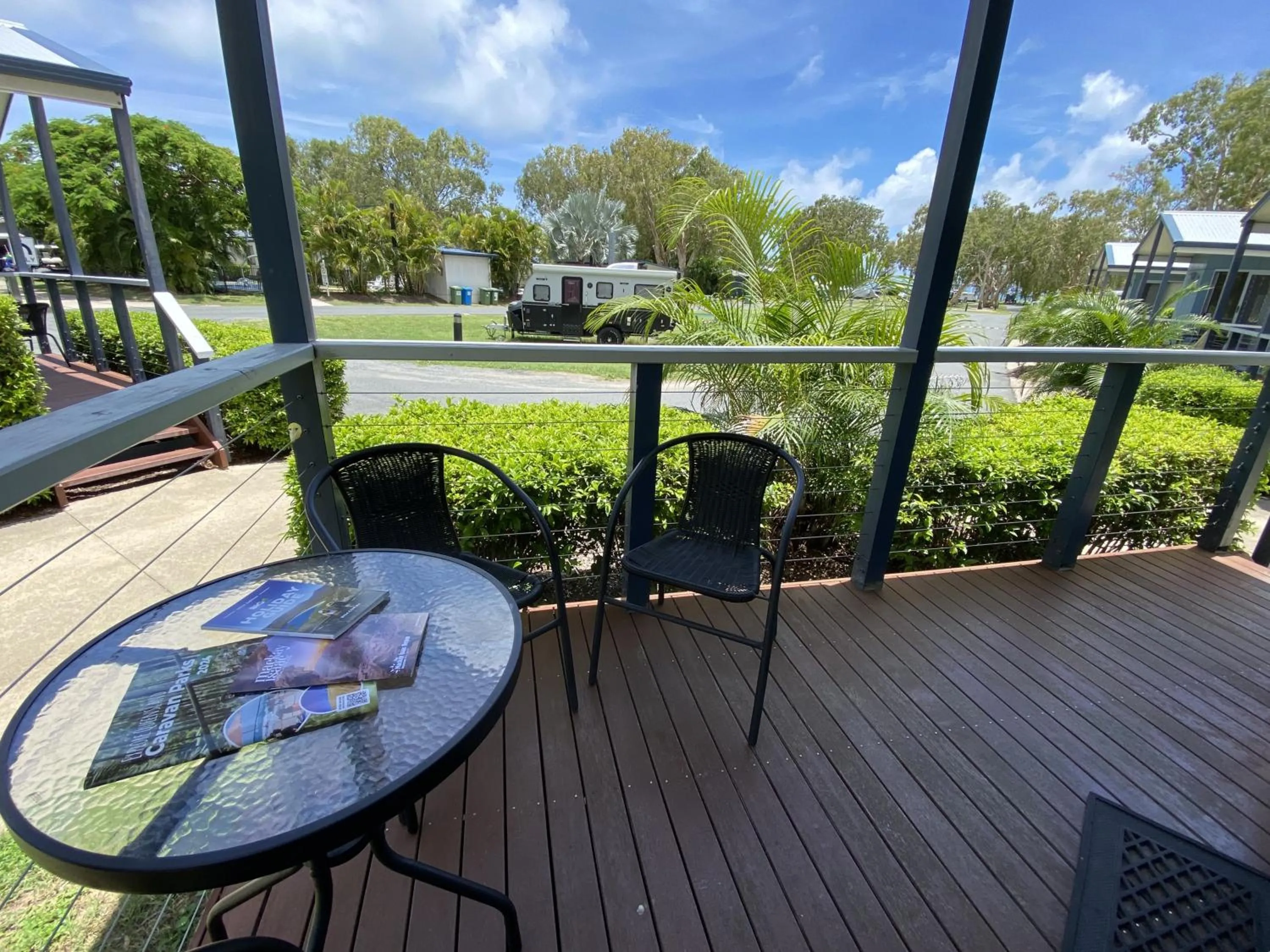 Patio in BIG4 Mackay Blacks Beach Holiday Park
