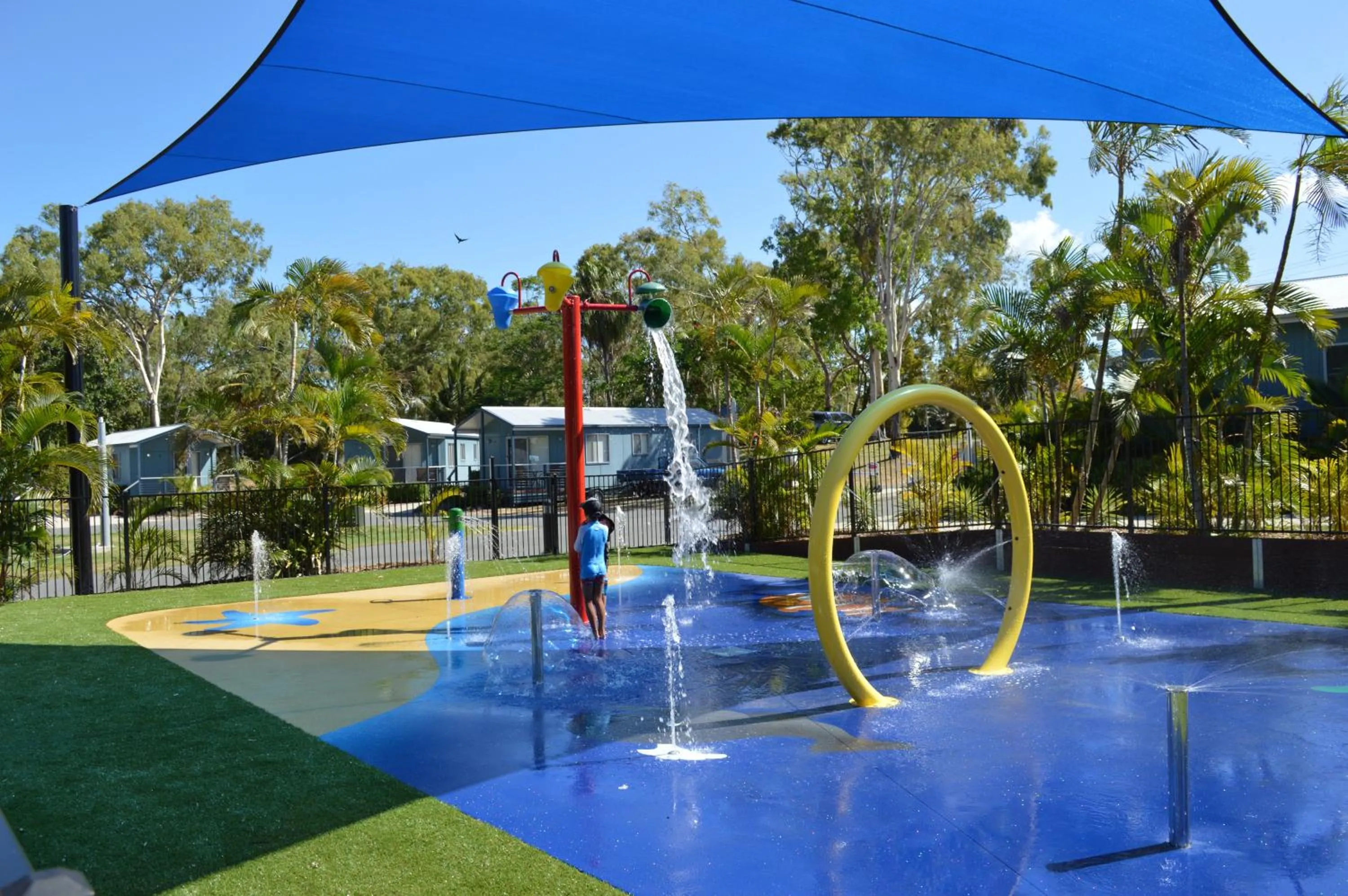 Aqua park in BIG4 Mackay Blacks Beach Holiday Park