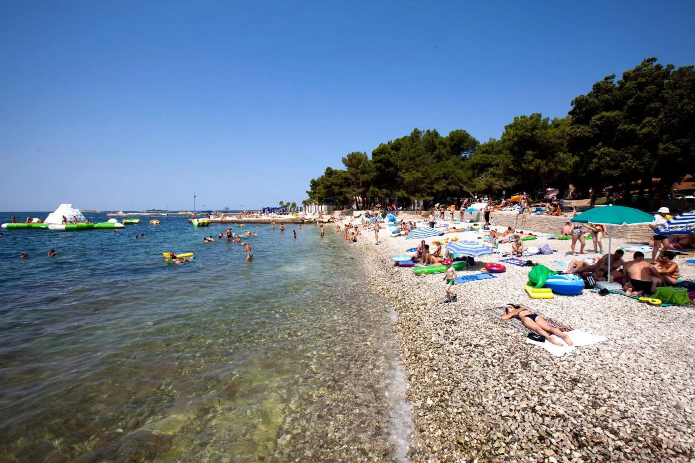 Beach in Hotel Delfin Plava Laguna