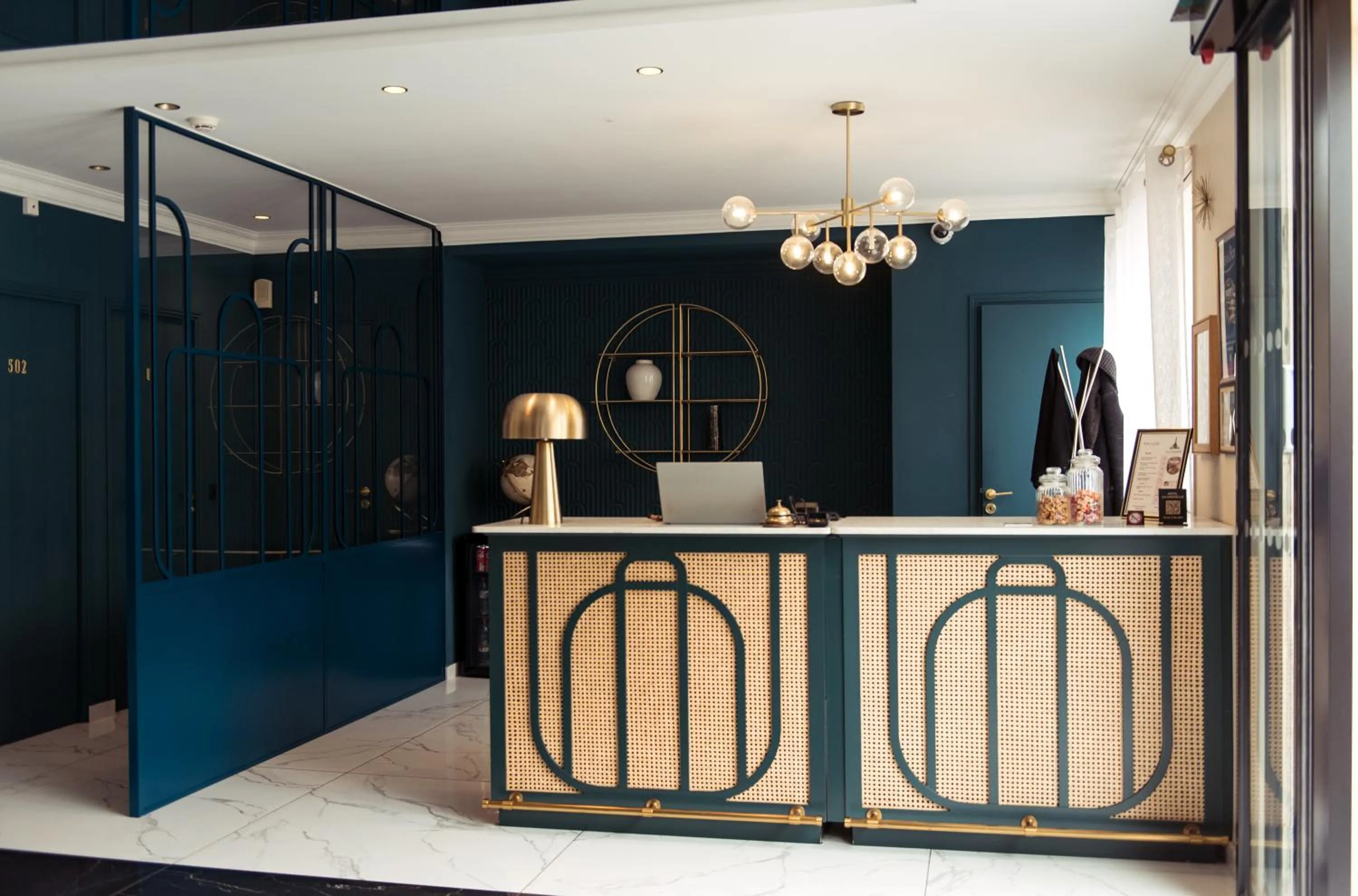 Lobby or reception in Hôtel la Caravelle - Aix-en-Provence centre historique