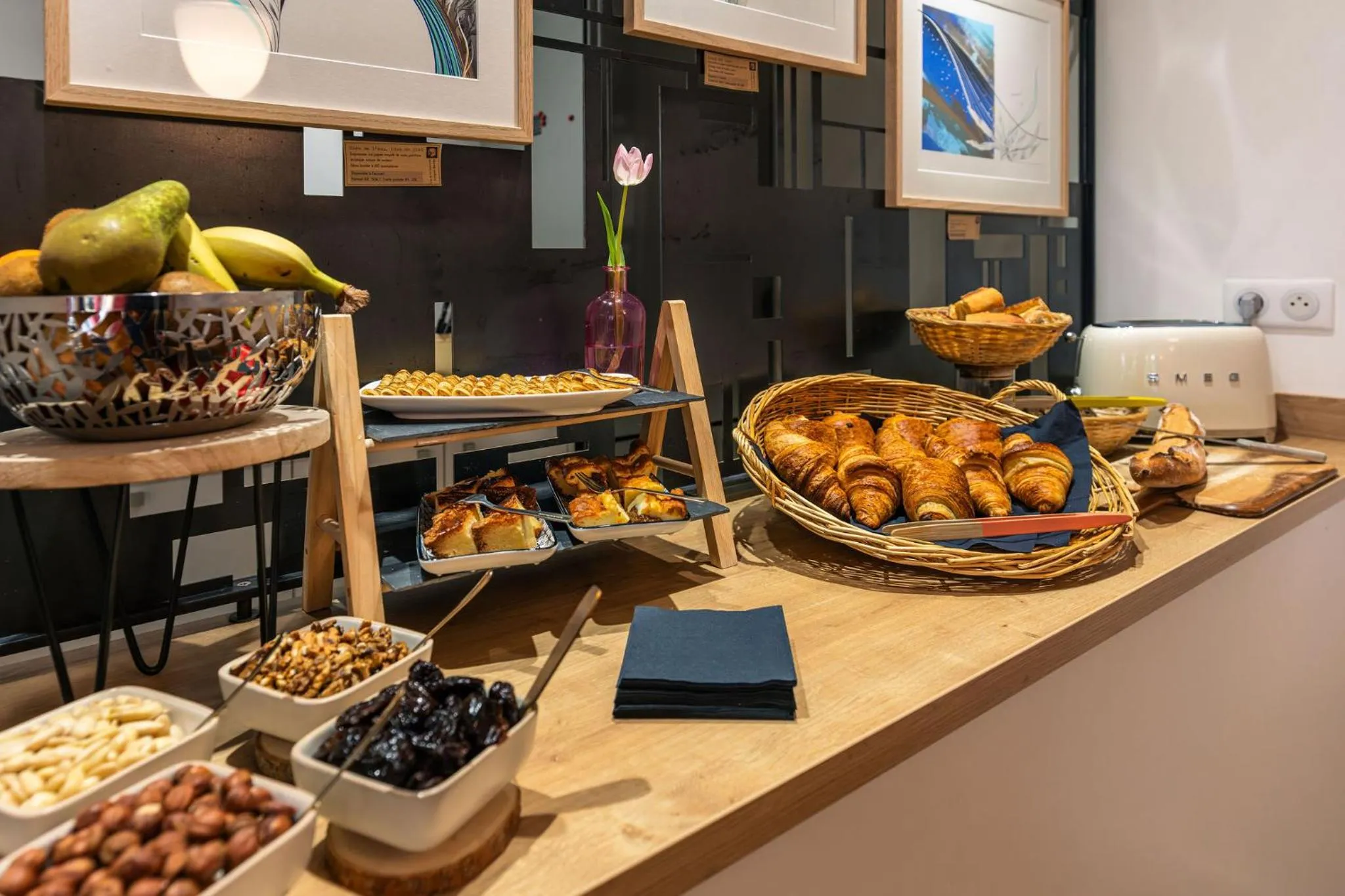 Buffet breakfast in Le Cornouaille Hotel & Spa