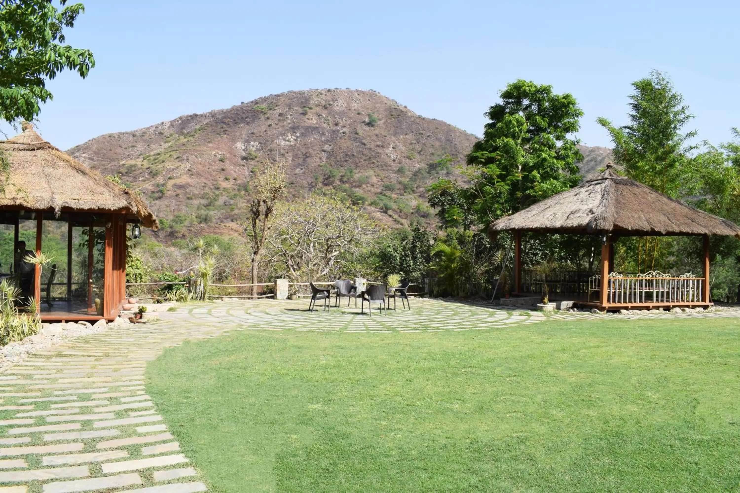 Garden in Kumbhalgarh Forest Retreat