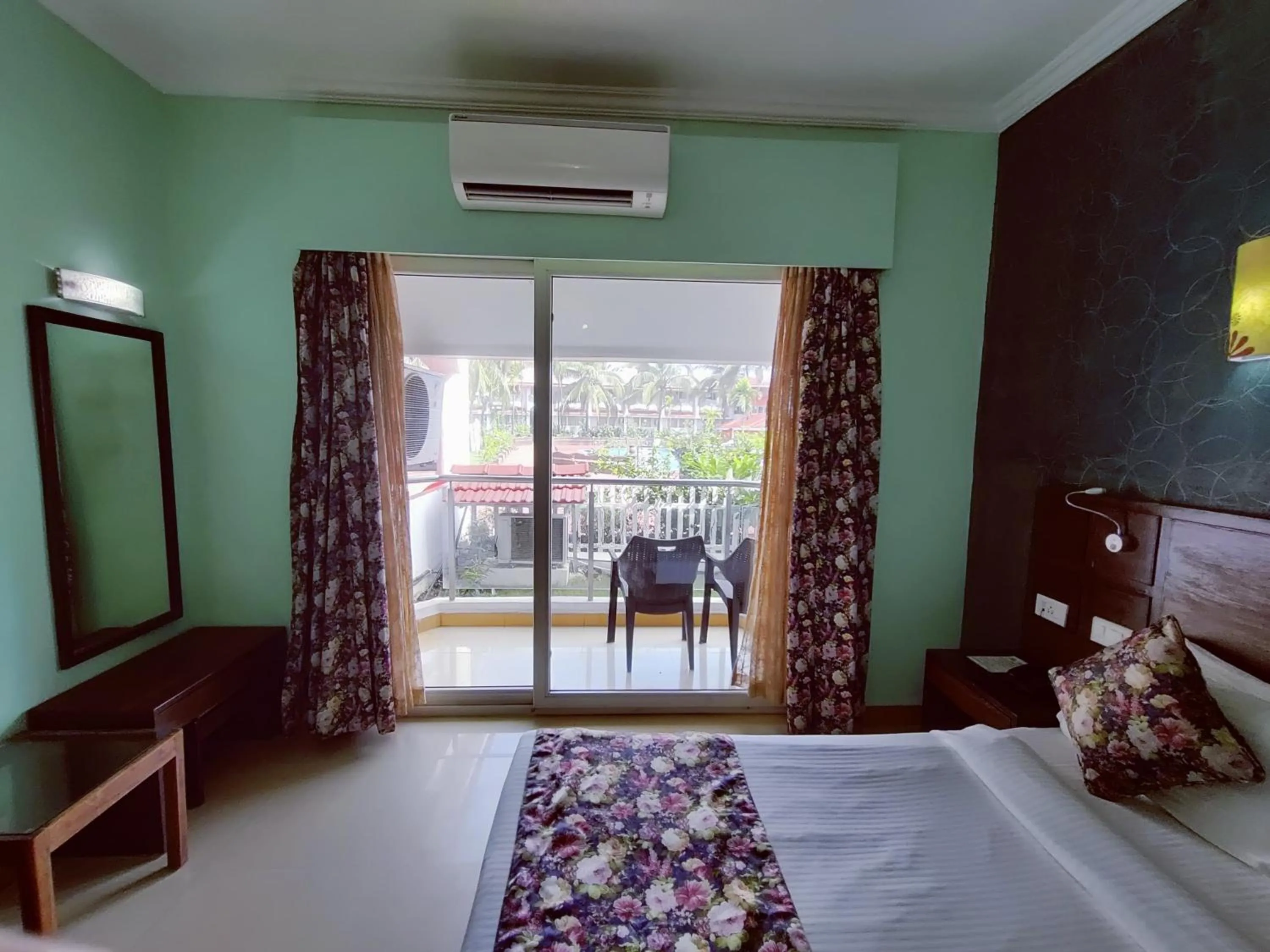 View (from property/room), Bed in Hotel Goan Heritage