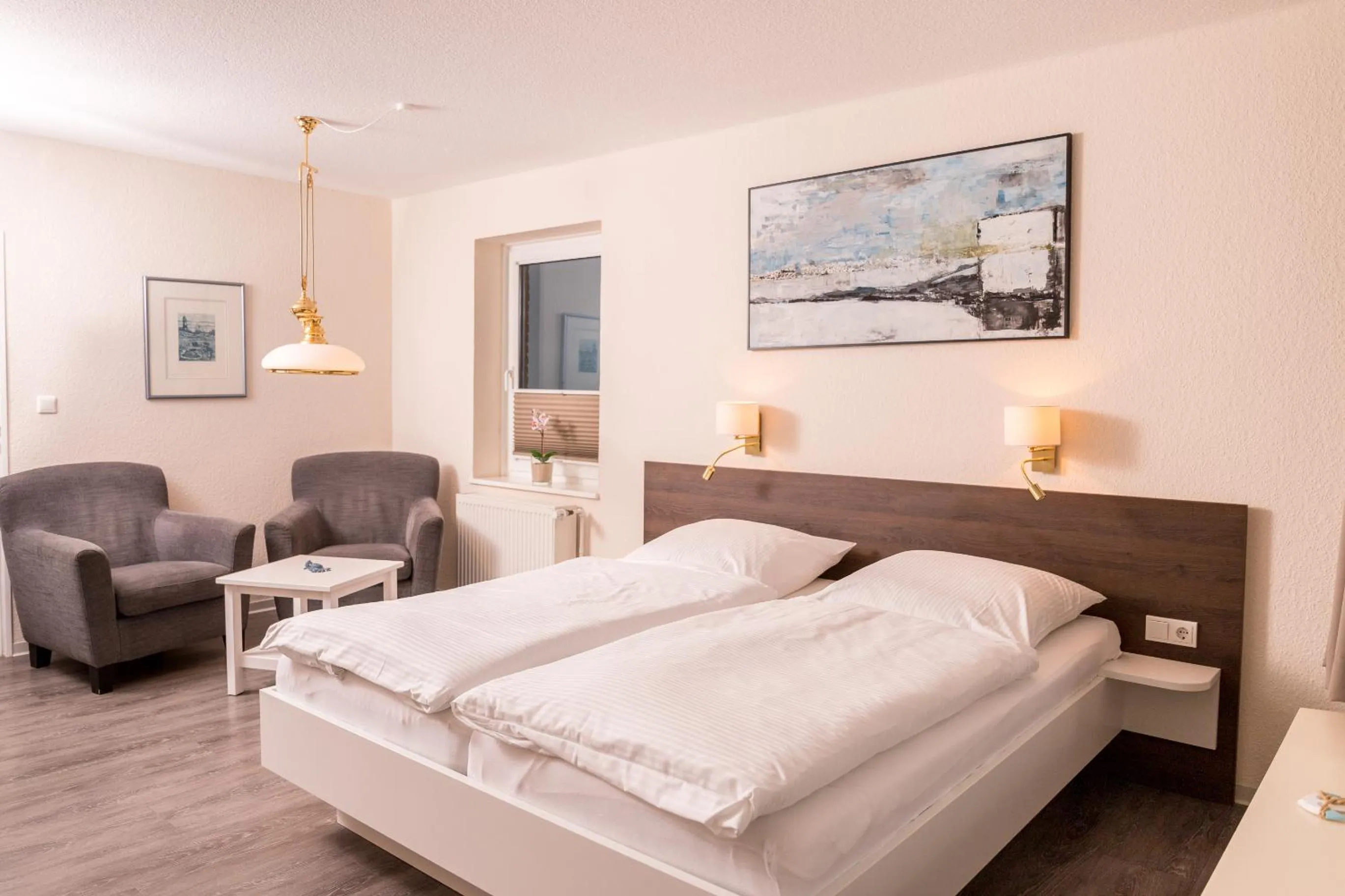 Bed in Mingers Hotel