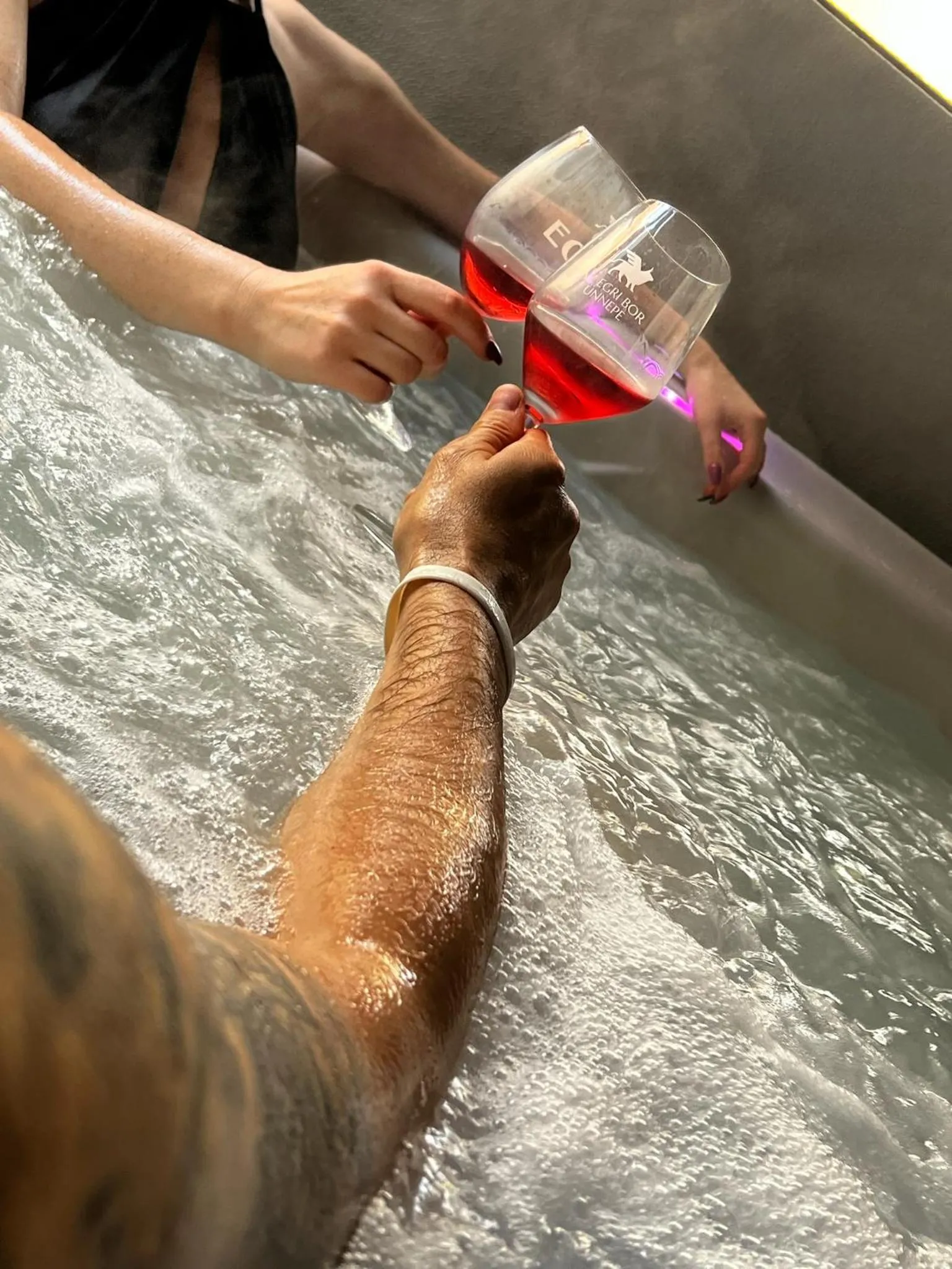 Hot Tub in Margaréta Garden & SPA