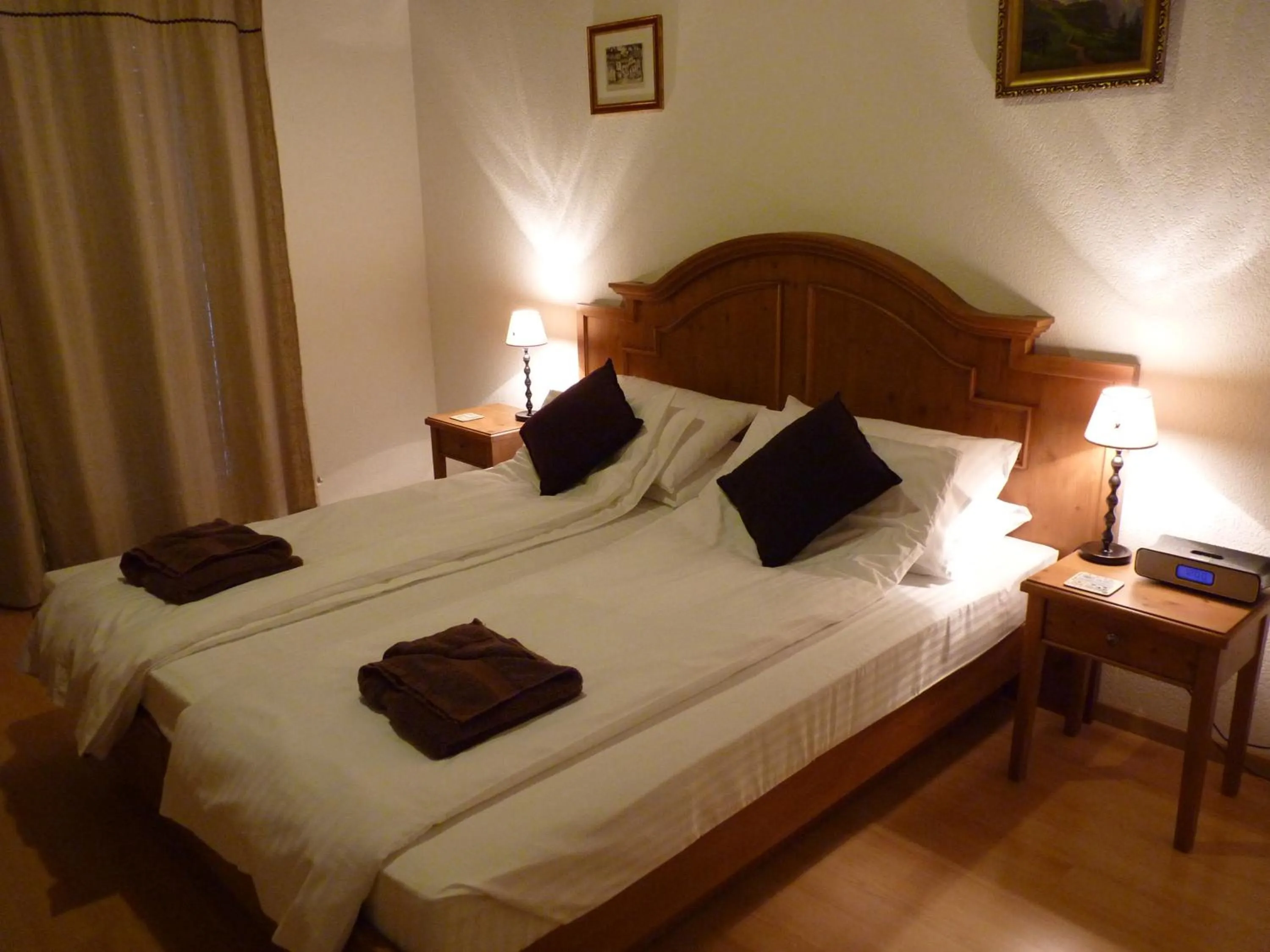 Bed in Chalet des Alpes