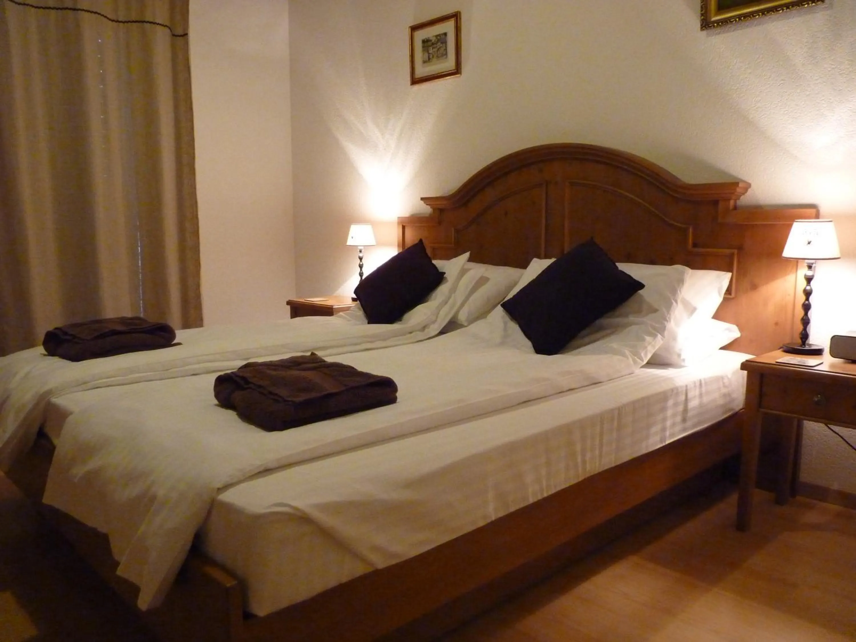 Bed in Chalet des Alpes