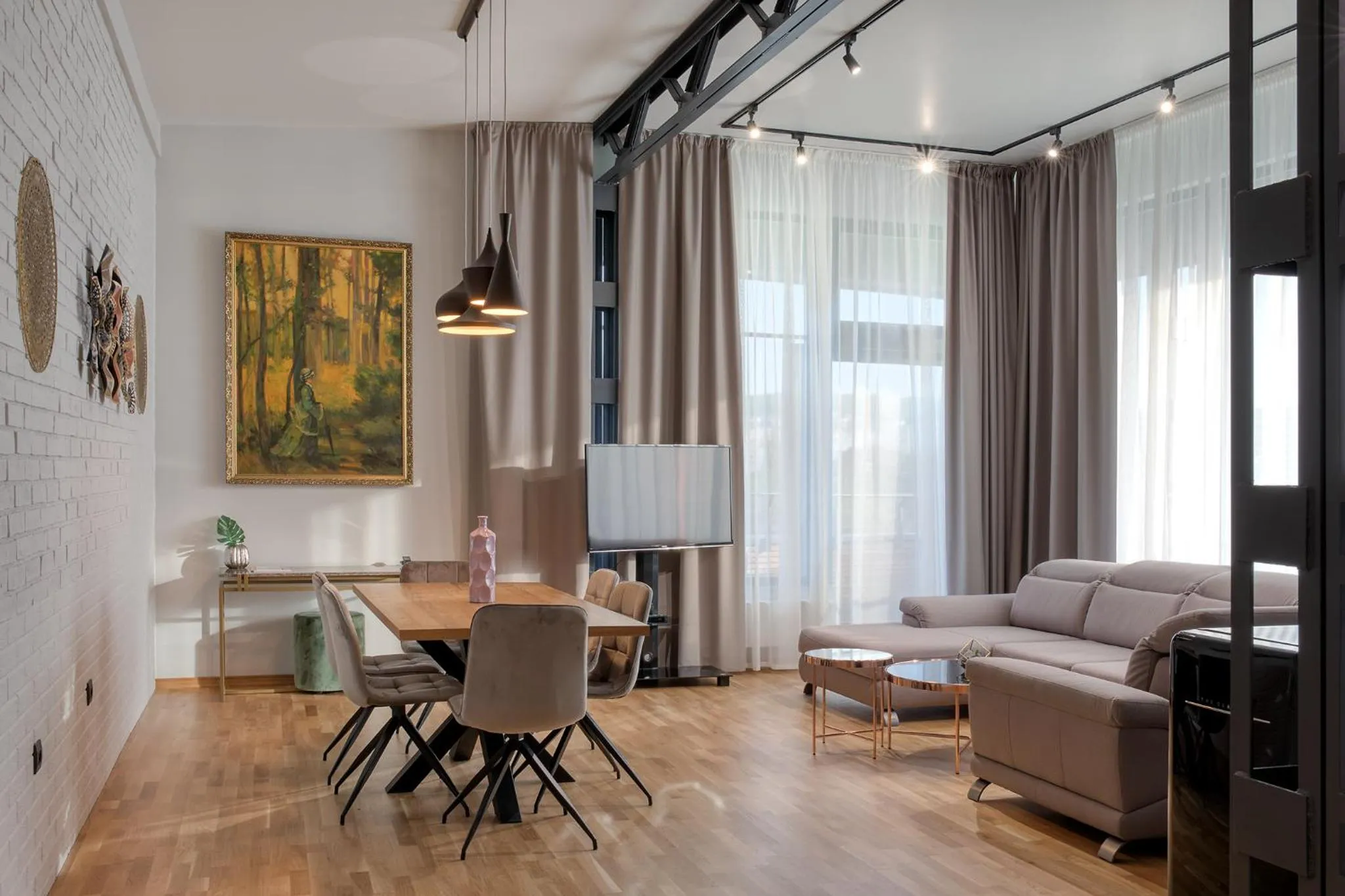 Living room in Hotel River Park