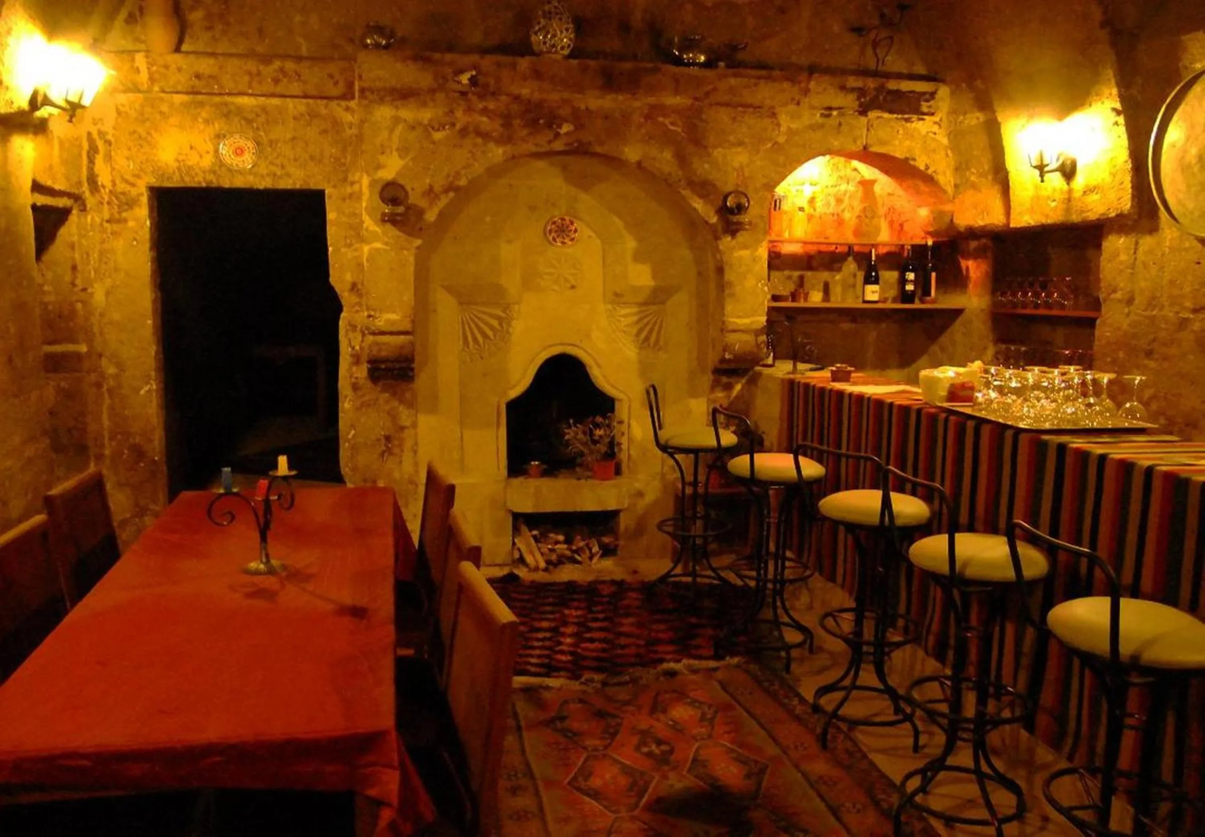 Lounge or bar in Kapadokya Ihlara Konakları Otel Akinci Konagi