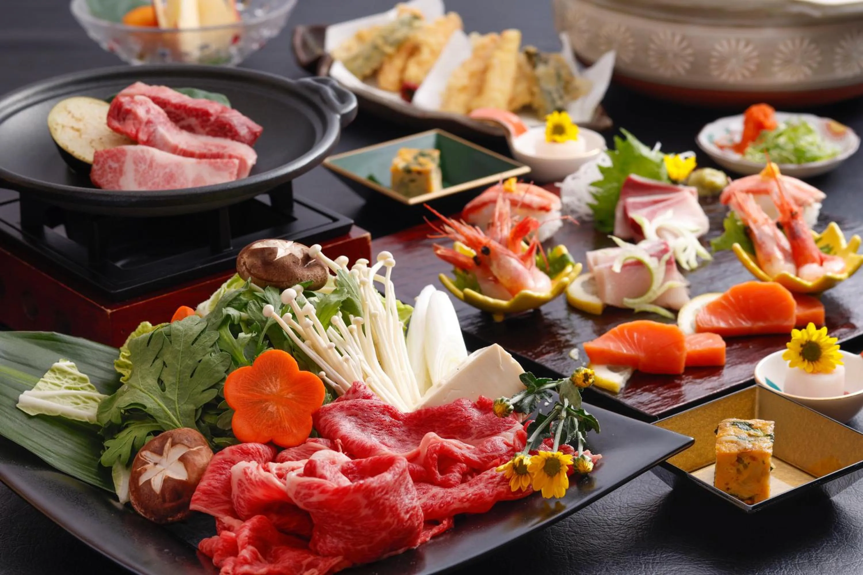 Dinner in Kyomachiya Bettei Hanatei