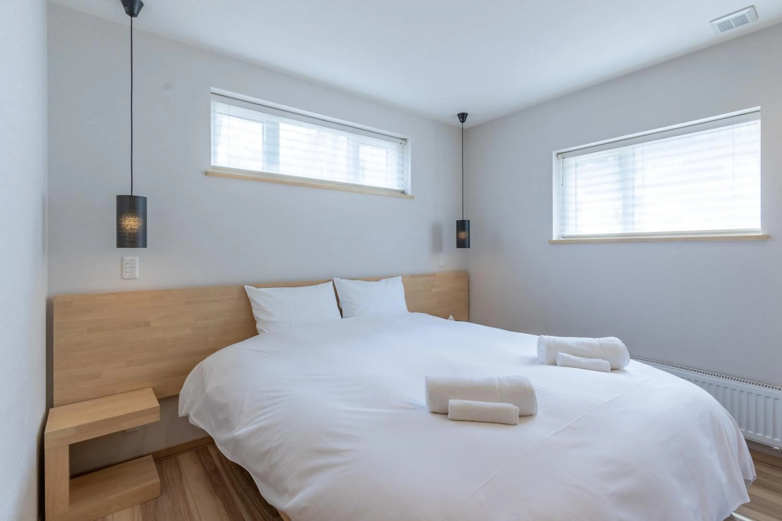 Bedroom, Bed in Owl House Niseko