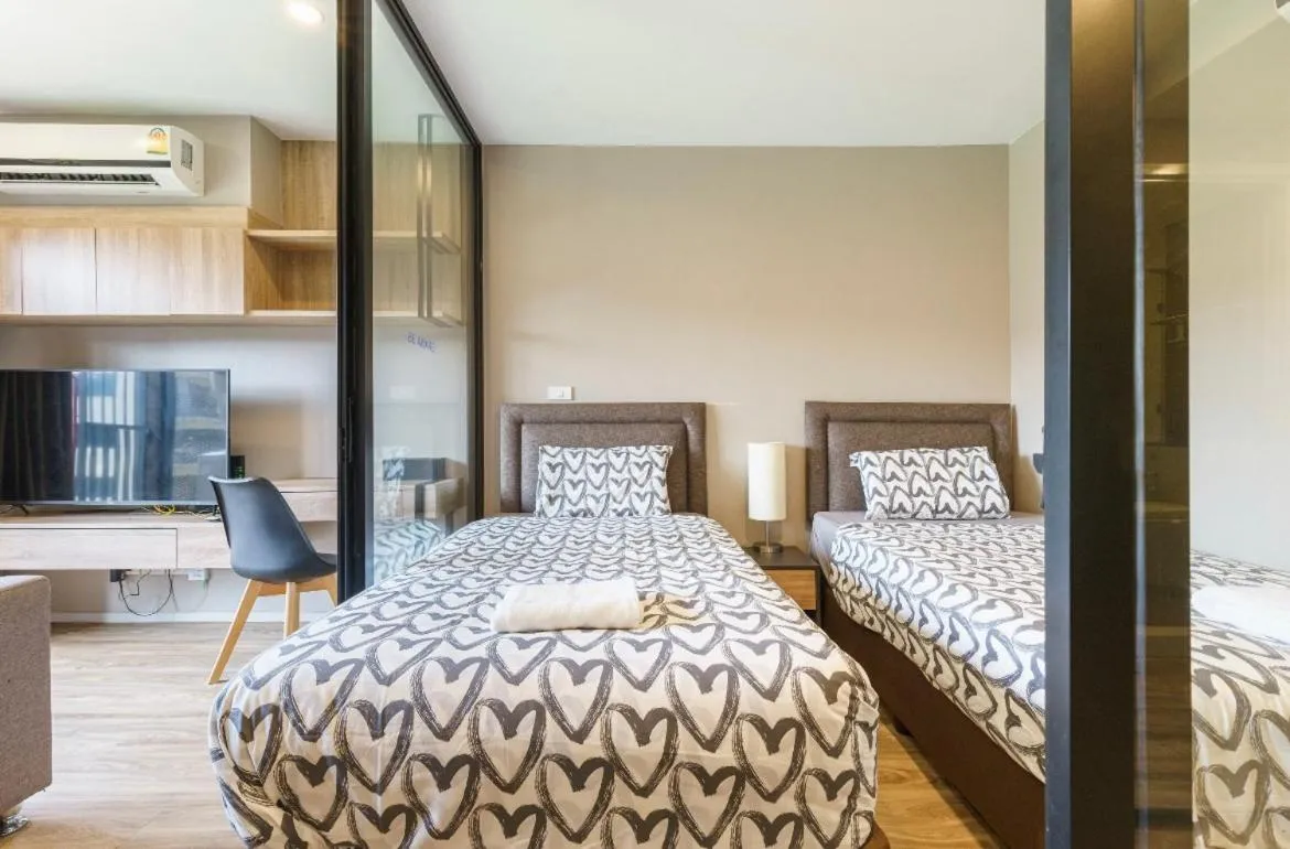 Bed in Blossom Sathon Condo