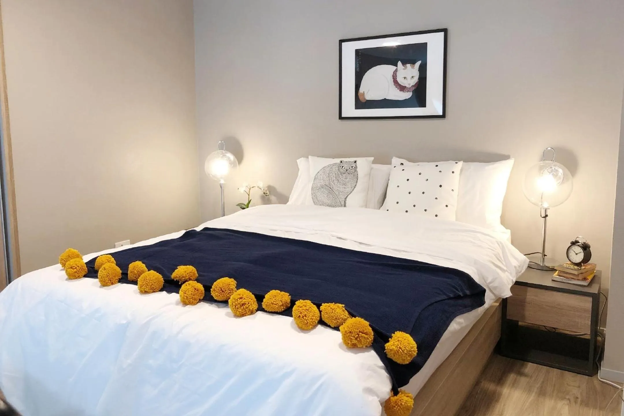 Bed in Blossom Sathon Condo