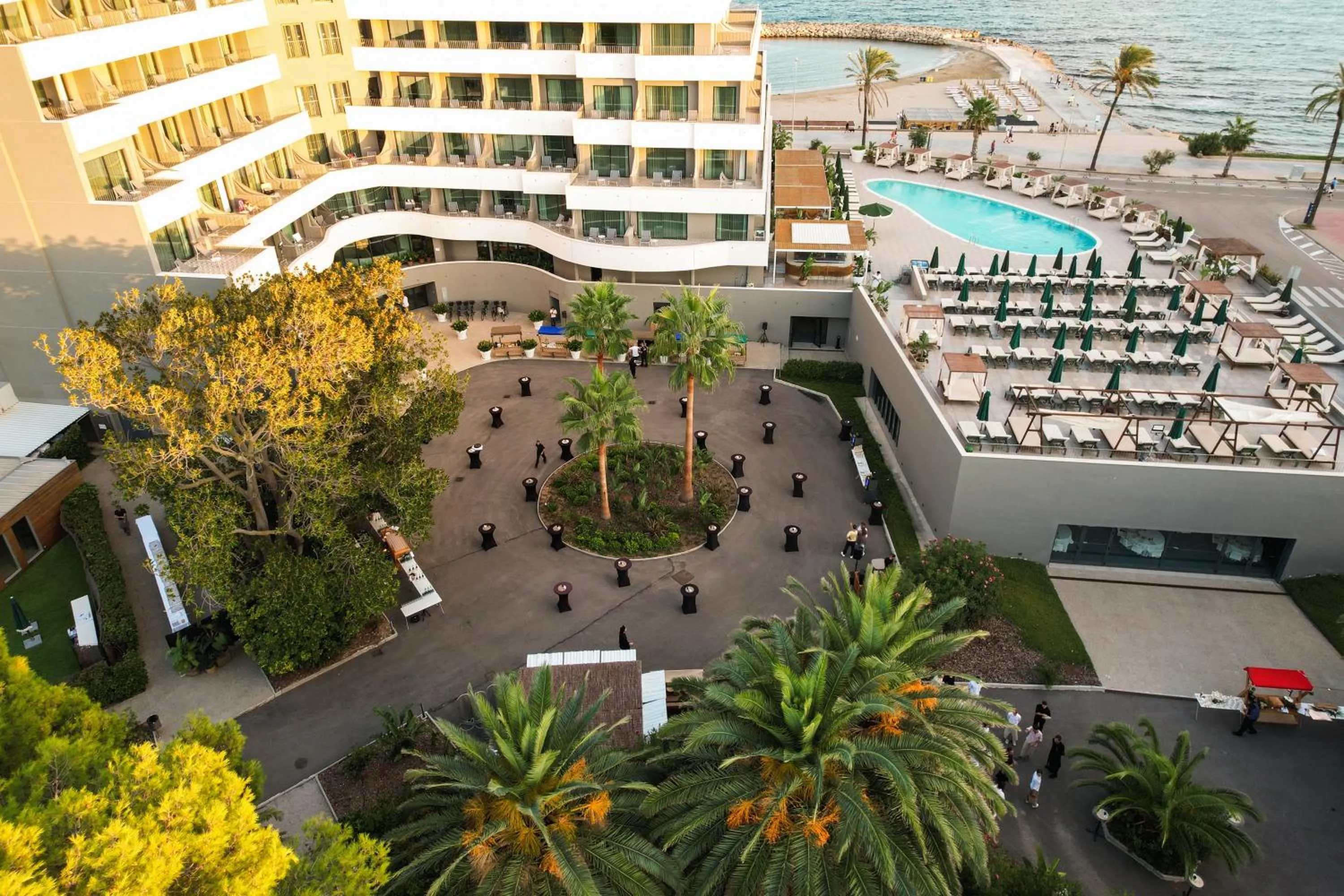 Bird's eye view in ME Sitges Terramar