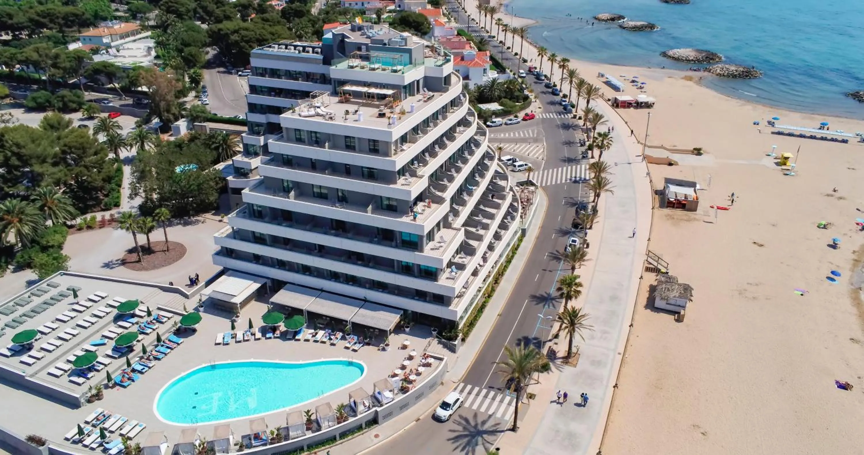 Bird's eye view in ME Sitges Terramar