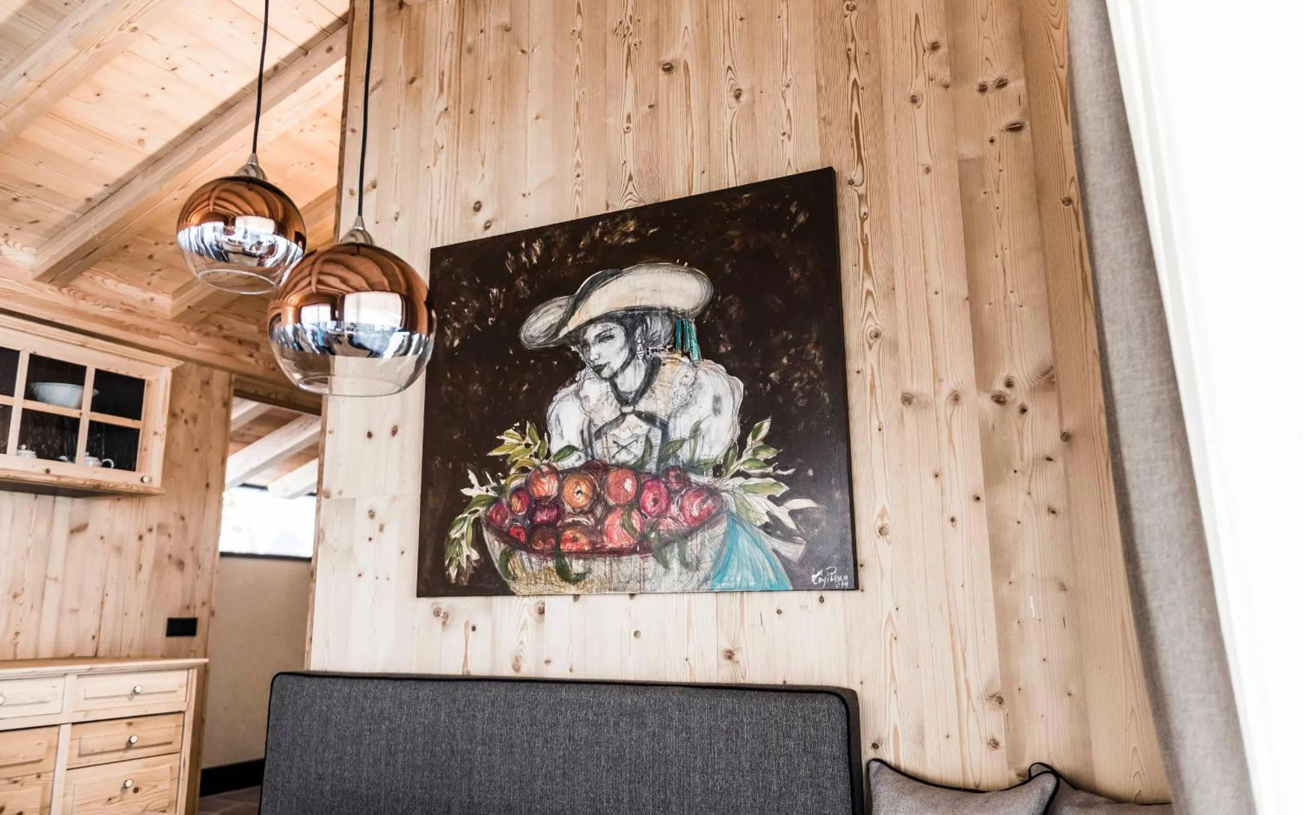 Kitchen or kitchenette in Presulis Hideaway Apartments & Restaurant