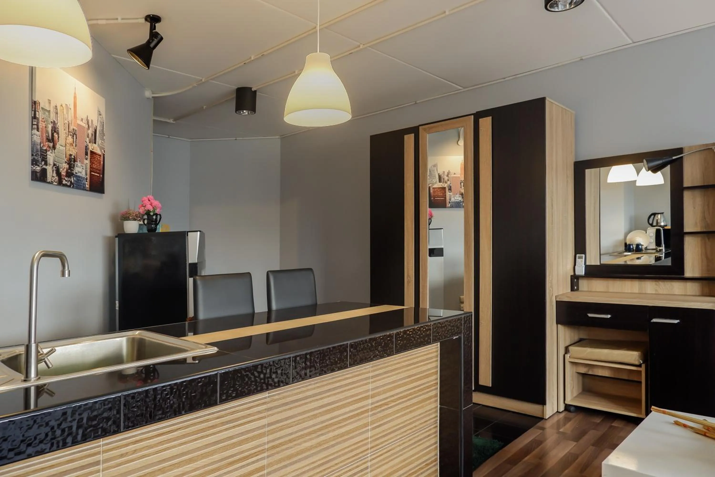 Kitchen or kitchenette in Bangkok Impact Popular Comdominium